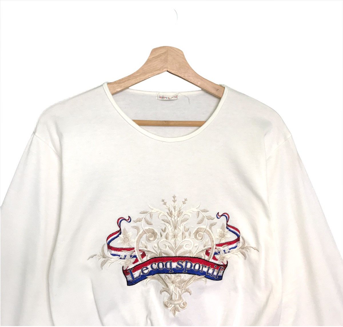 Le Coq Sportif × Vintage Vintage 90’s Le Coq Sportif Crewneck Sweatshirt Size S Size S / US 4 / IT 40 - 4 Thumbnail