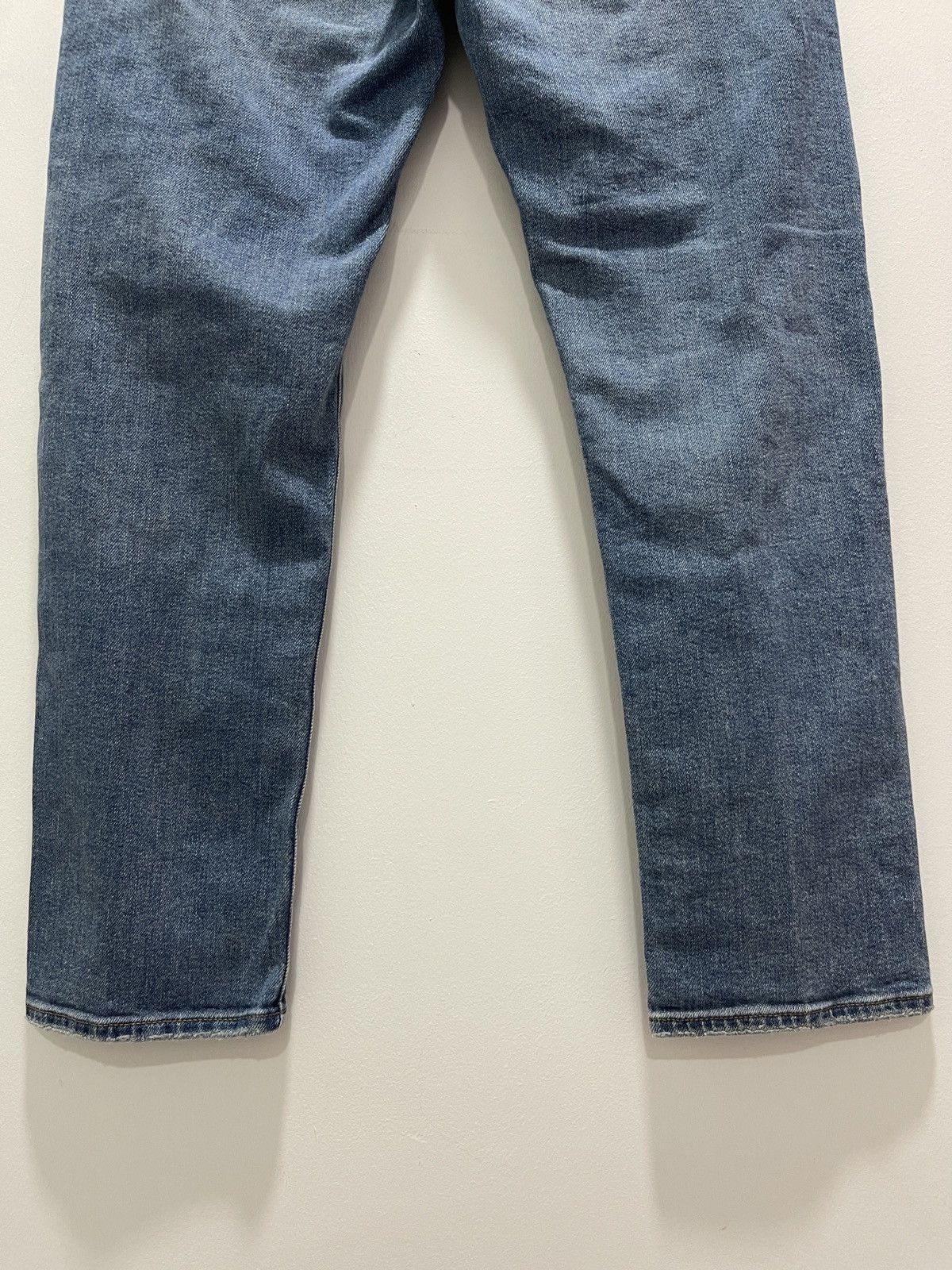 Japanese Brand × Uniqlo × Vintage JAPANESE UNIQLO REPAIRED RECONSTRUCT DENIM Size US 32 / EU 48 - 13 Thumbnail