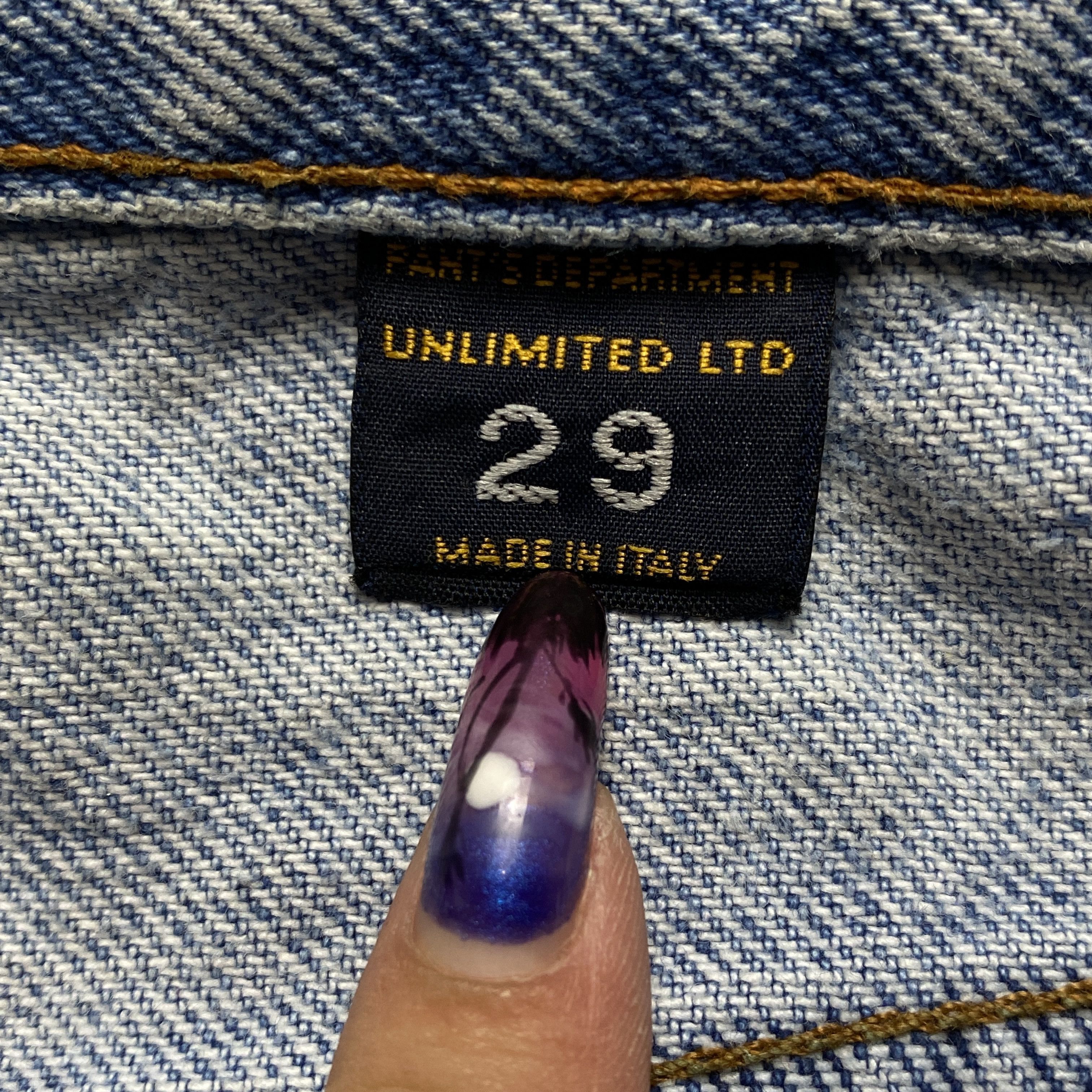 Handmade Mens Jeans Denim Hand Made Size 29 Size US 29 - 6 Thumbnail