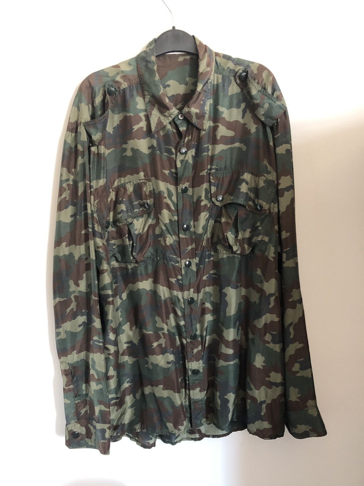 FAITH CONNEXION ペイント迷彩シャツ Faith Connexion | Grailed