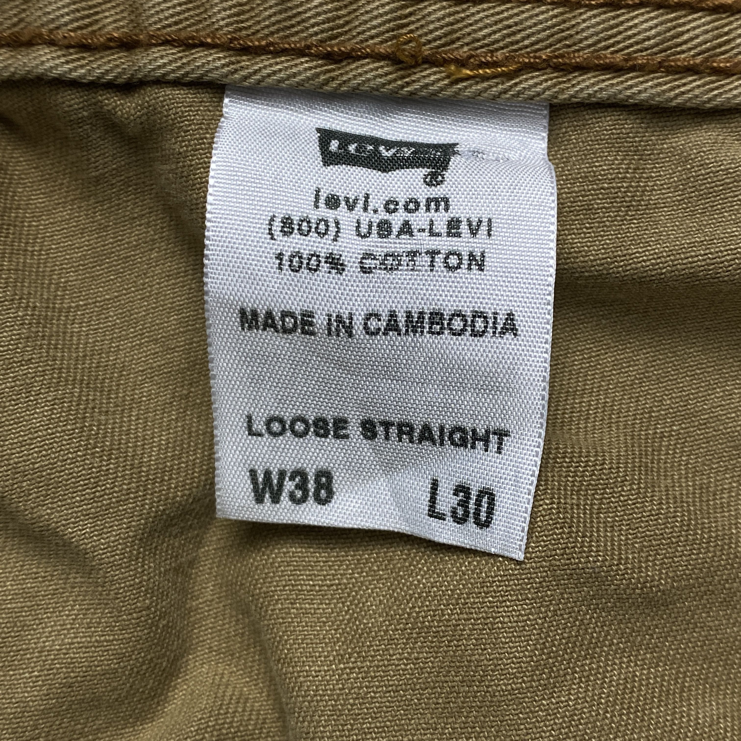Levi's × Levi's Vintage Clothing × Vintage Mens Cargo Pants Levis Vintage Size 38 Size US 38 / EU 54 - 6 Thumbnail