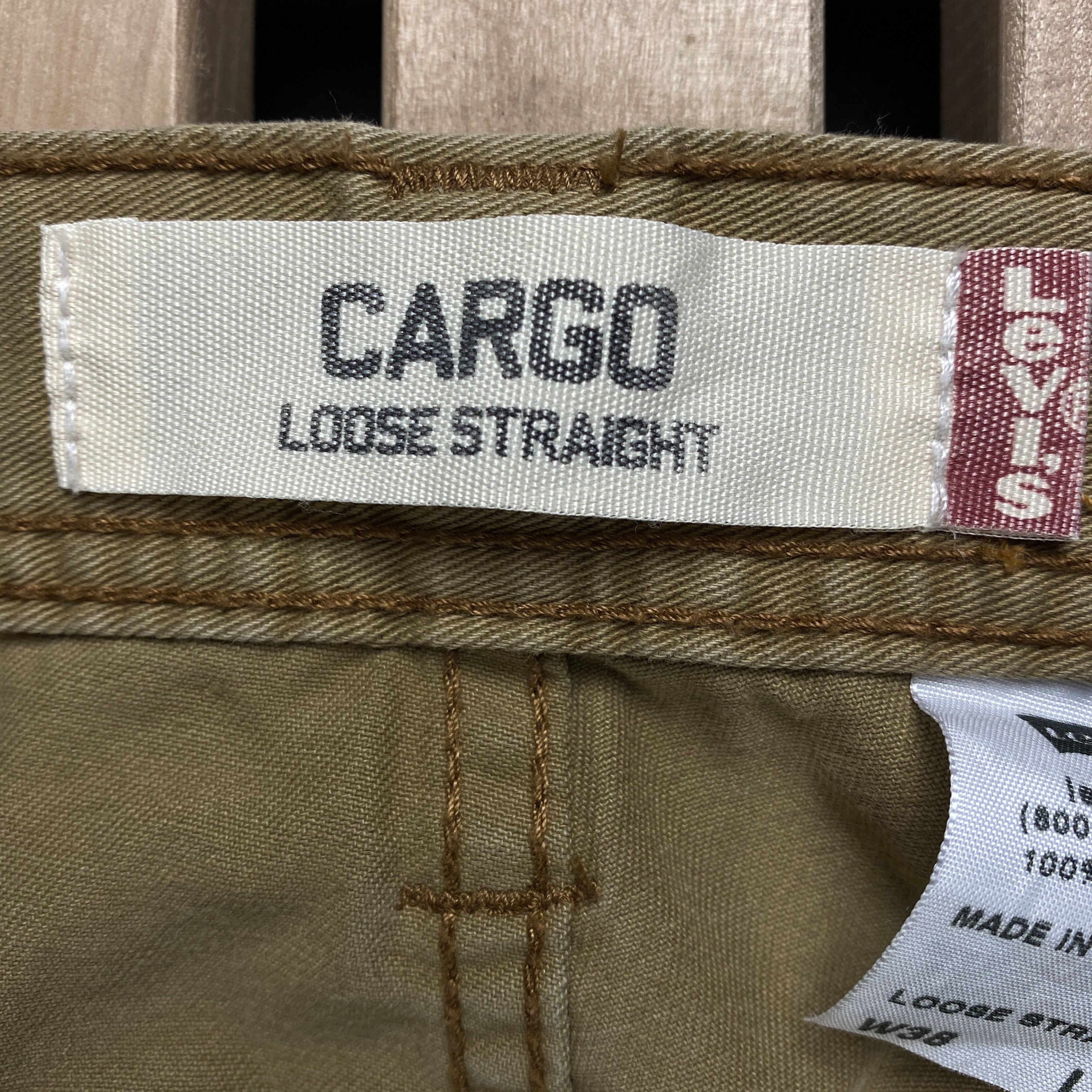 Levi's × Levi's Vintage Clothing × Vintage Mens Cargo Pants Levis Vintage Size 38 Size US 38 / EU 54 - 5 Thumbnail
