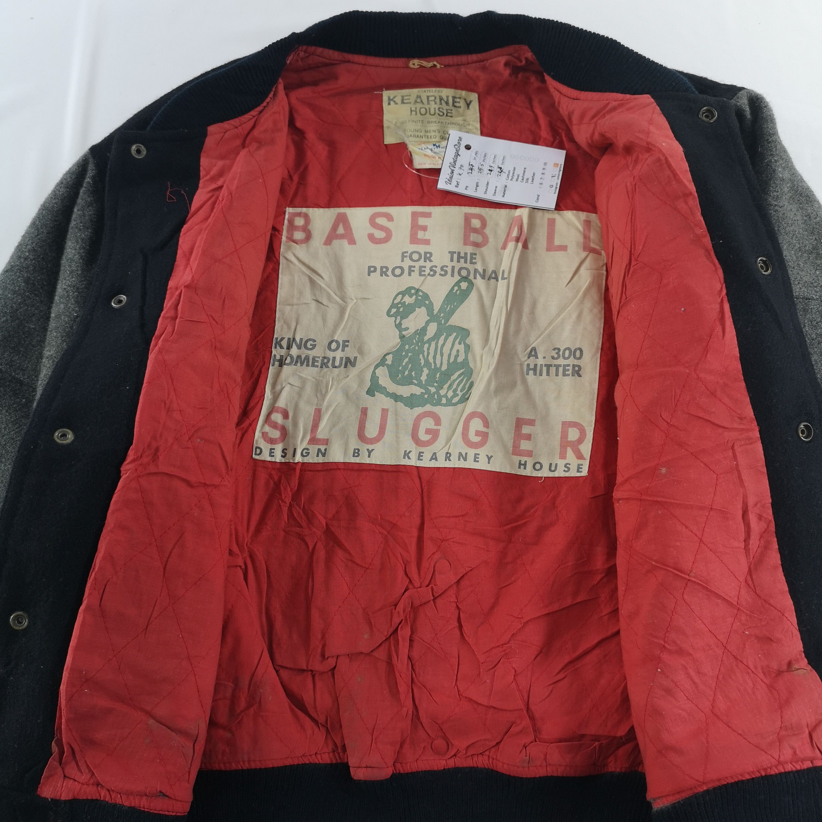 Vintage Fighter Kearney House Varsity Jacket