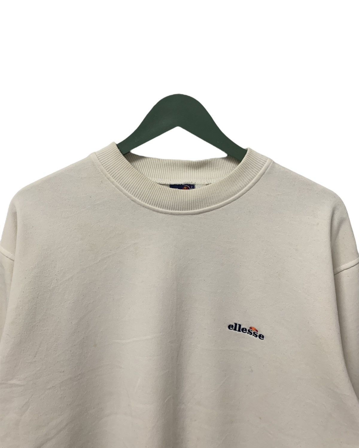 Ellesse × Japanese Brand × Vintage 🔥Vintage 🔥 ELLESSE Small Script Pullover Sweatshirt Size US M / EU 48-50 / 2 - 2 Thumbnail