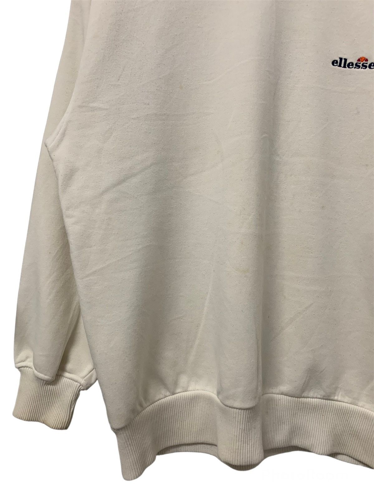 Ellesse × Japanese Brand × Vintage 🔥Vintage 🔥 ELLESSE Small Script Pullover Sweatshirt Size US M / EU 48-50 / 2 - 3 Thumbnail