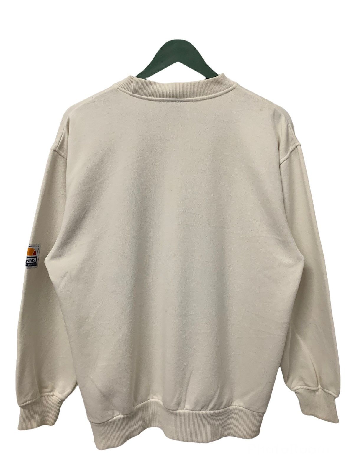 Ellesse × Japanese Brand × Vintage 🔥Vintage 🔥 ELLESSE Small Script Pullover Sweatshirt Size US M / EU 48-50 / 2 - 7 Thumbnail