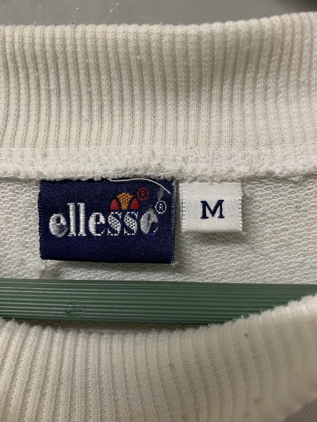 Ellesse × Japanese Brand × Vintage 🔥Vintage 🔥 ELLESSE Small Script Pullover Sweatshirt Size US M / EU 48-50 / 2 - 9 Thumbnail