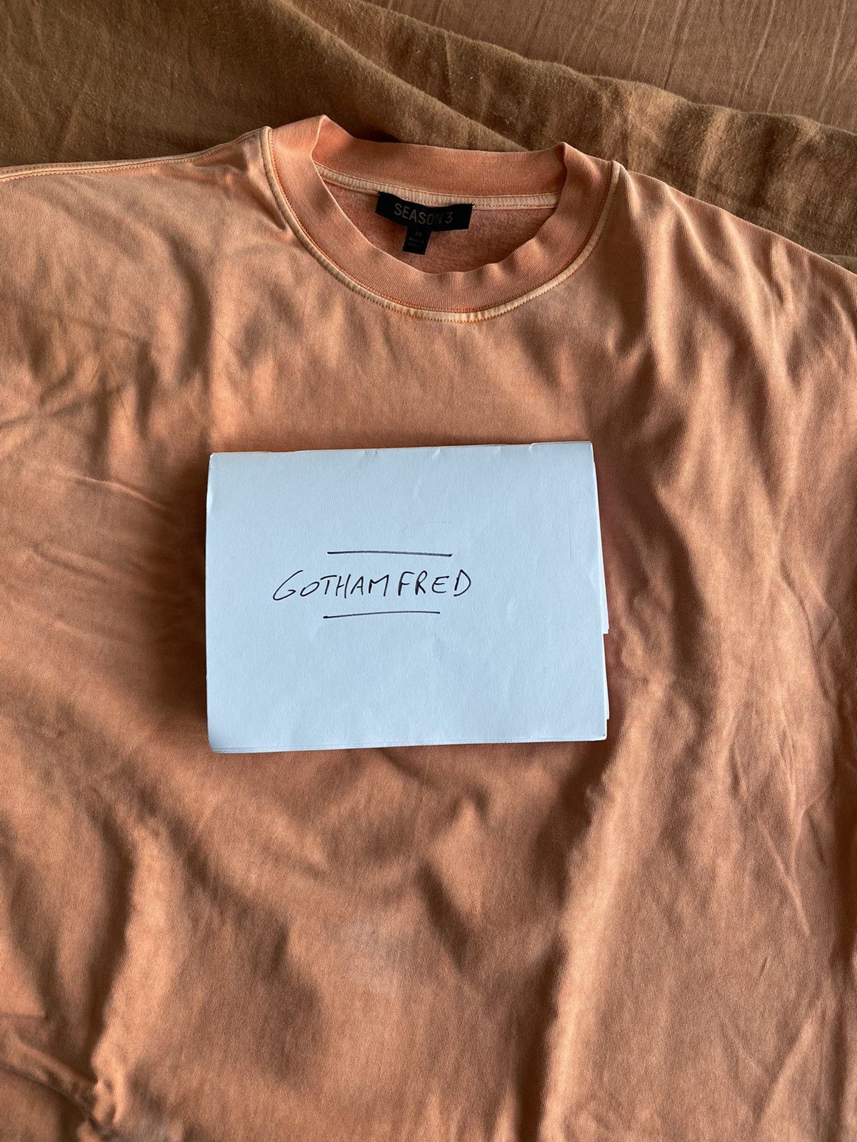 Yeezy Yeezy season 3 orange t-shirt M Size US M / EU 48-50 / 2 - 1 Thumbnail