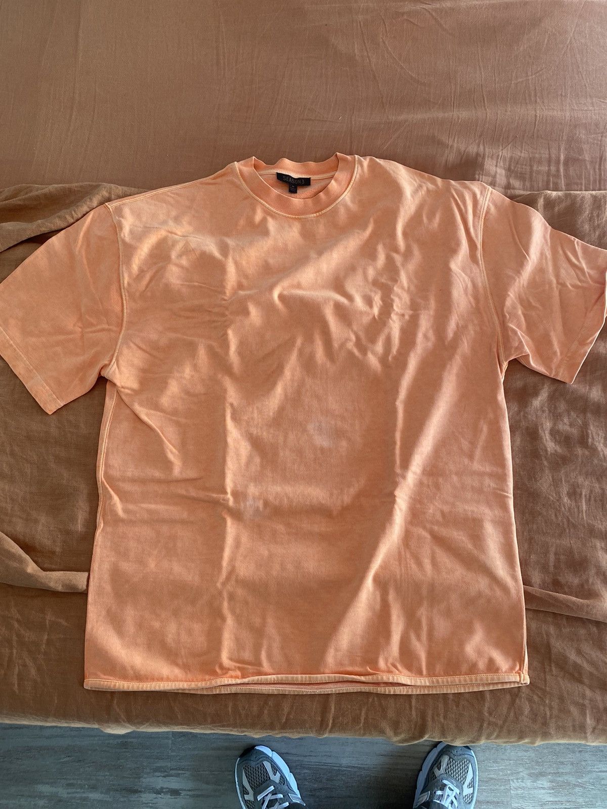 Yeezy Yeezy season 3 orange t-shirt M Size US M / EU 48-50 / 2 - 2 Thumbnail