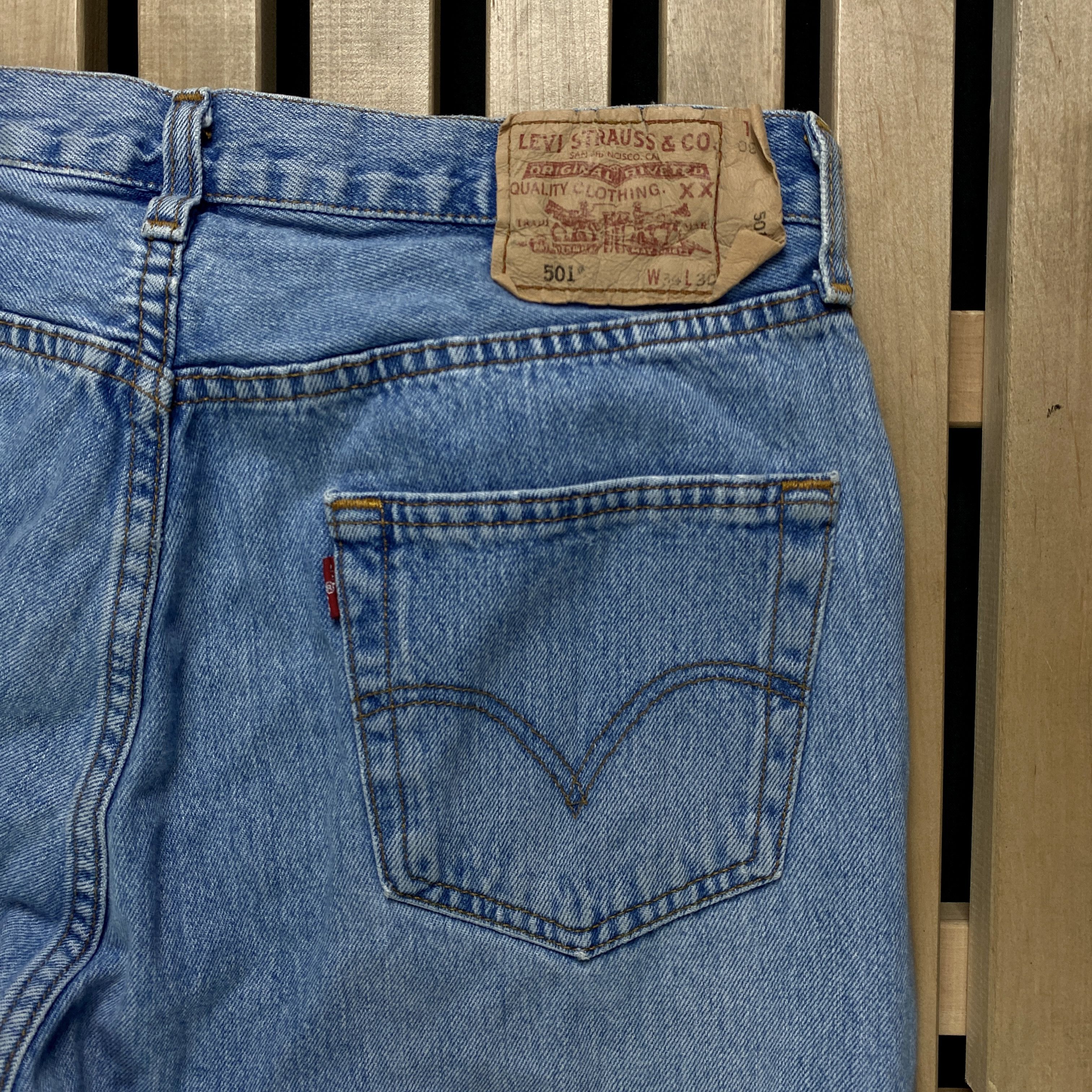 Levi's × Levi's Vintage Clothing × Vintage Mens Jeans Denim Levis 501 Vintage Size 34 Size US 34 / EU 50 - 5 Thumbnail