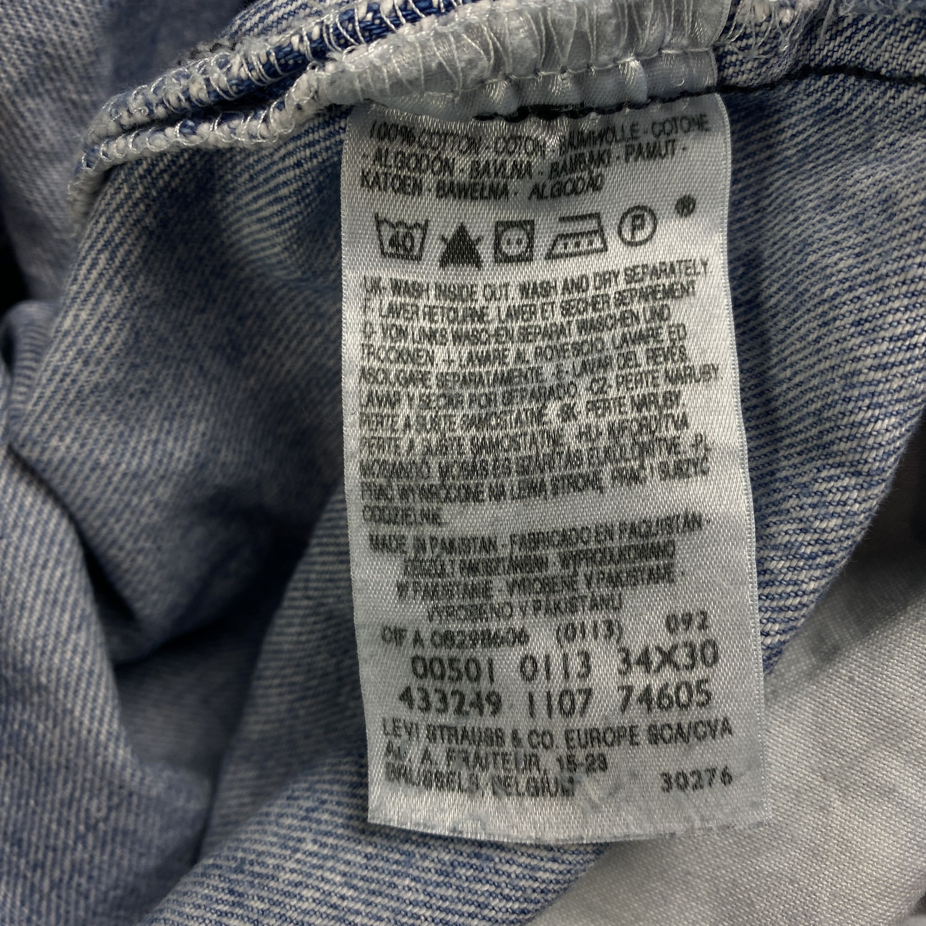 Levi's × Levi's Vintage Clothing × Vintage Mens Jeans Denim Levis 501 Vintage Size 34 Size US 34 / EU 50 - 7 Thumbnail