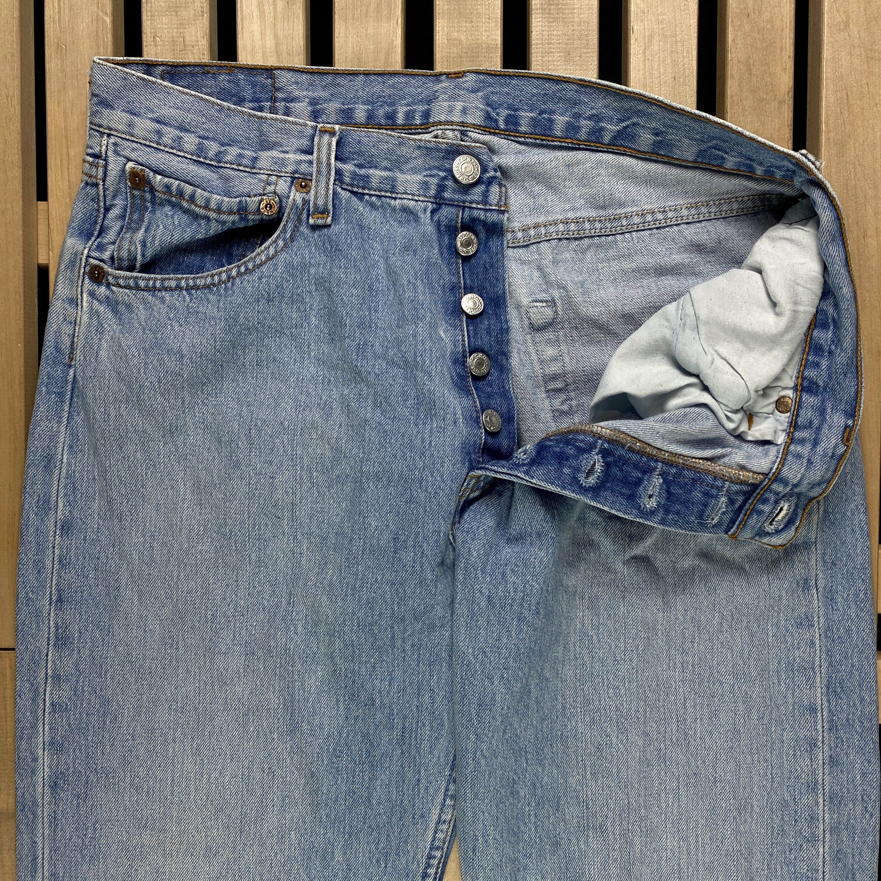 Levi's × Levi's Vintage Clothing × Vintage Mens Jeans Denim Levis 501 Vintage Size 34 Size US 34 / EU 50 - 4 Thumbnail