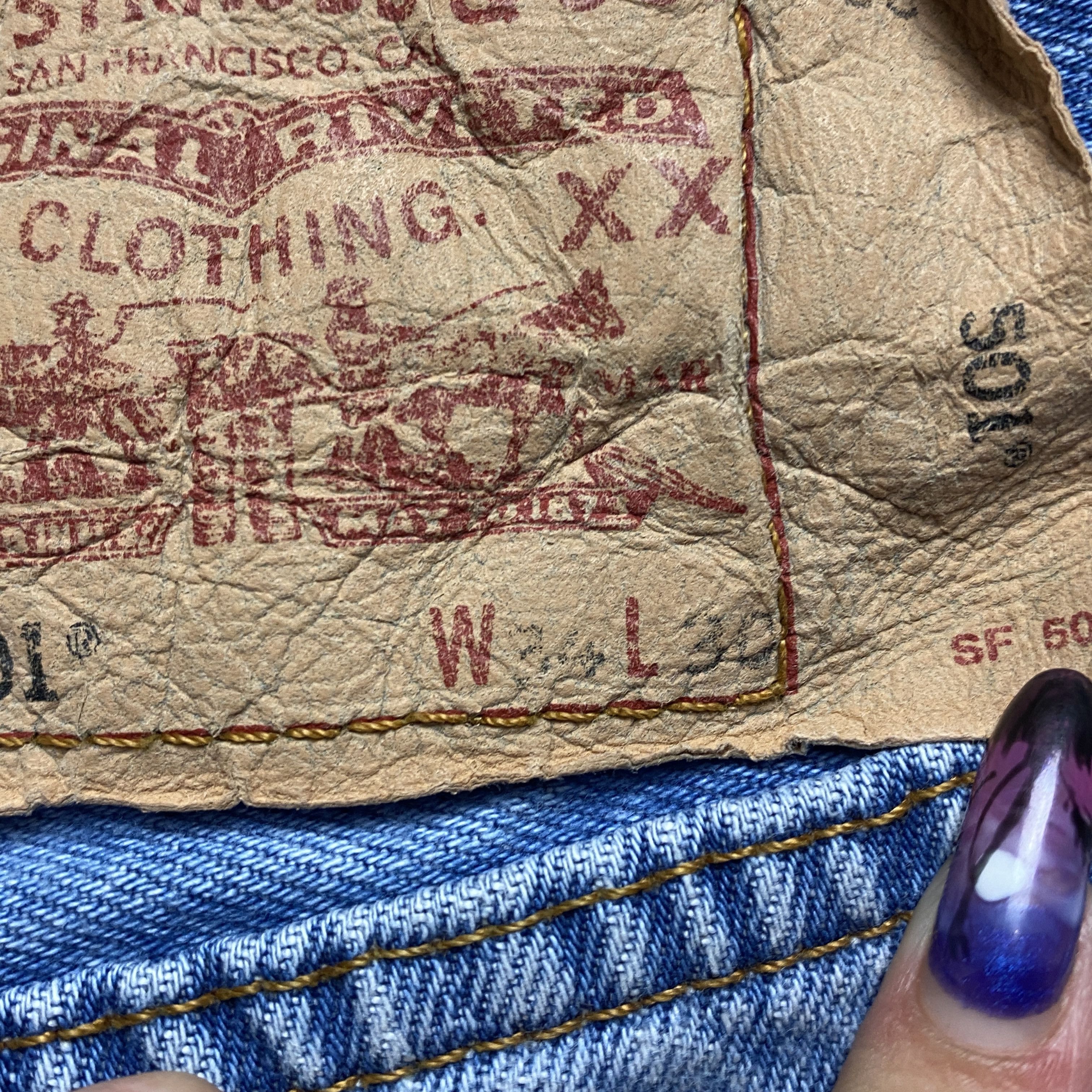 Levi's × Levi's Vintage Clothing × Vintage Mens Jeans Denim Levis 501 Vintage Size 34 Size US 34 / EU 50 - 6 Thumbnail