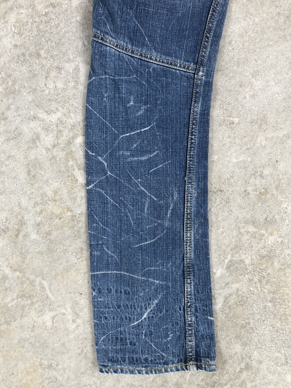 Hysteric Glamour Japanese Nylaus Double Waist Distressed Jeans Size US 31 - 11 Thumbnail