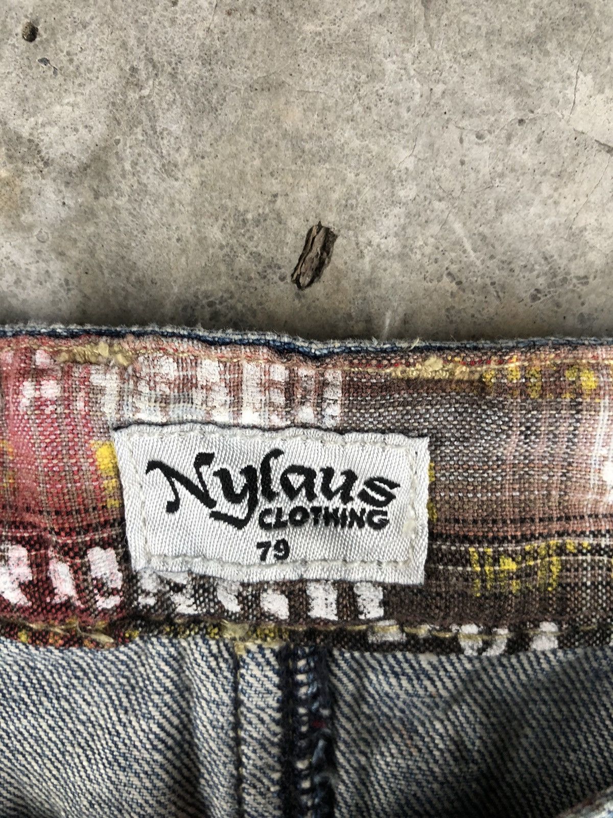 Hysteric Glamour Japanese Nylaus Double Waist Distressed Jeans Size US 31 - 13 Thumbnail