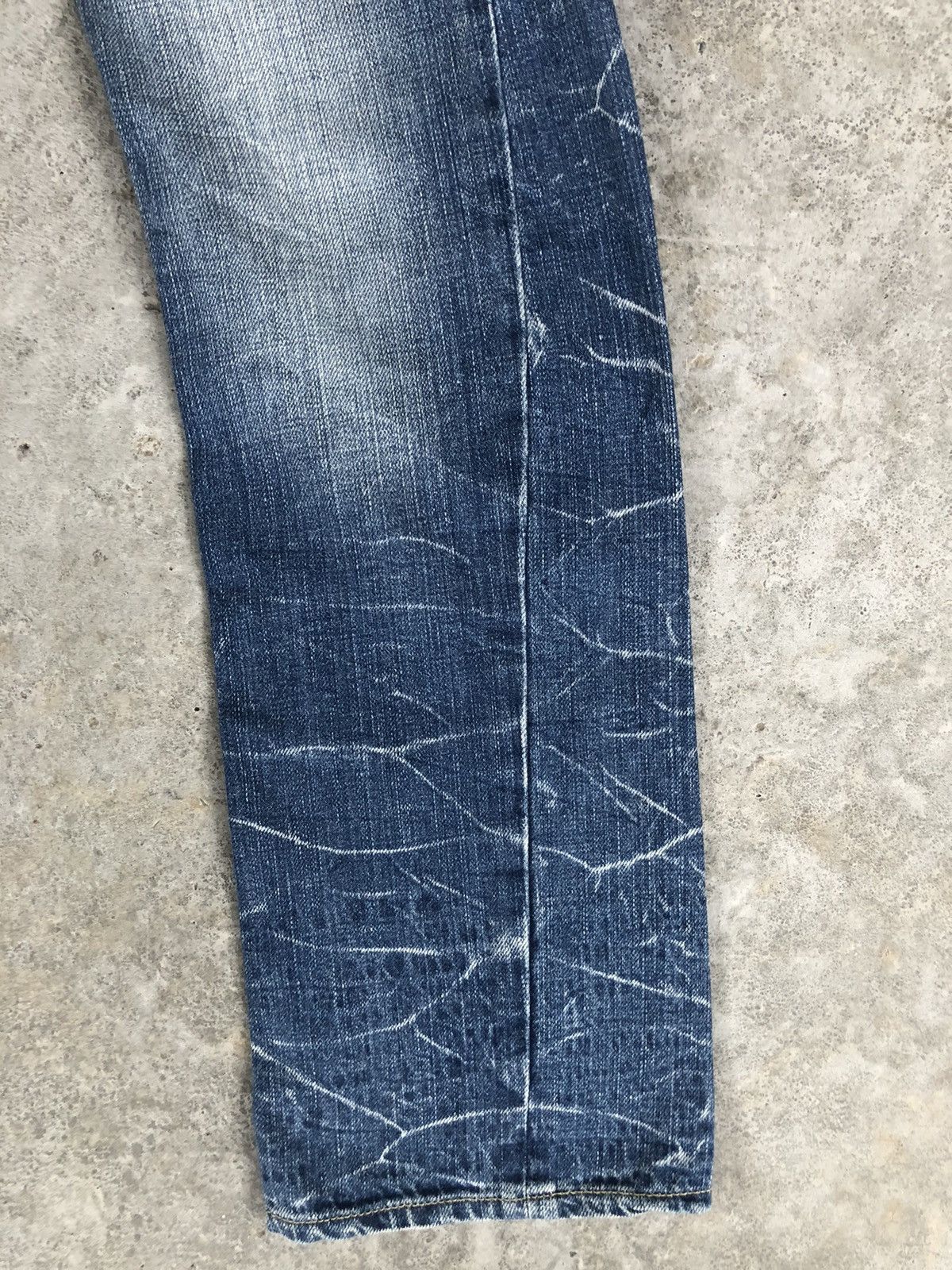 Hysteric Glamour Japanese Nylaus Double Waist Distressed Jeans Size US 31 - 7 Thumbnail