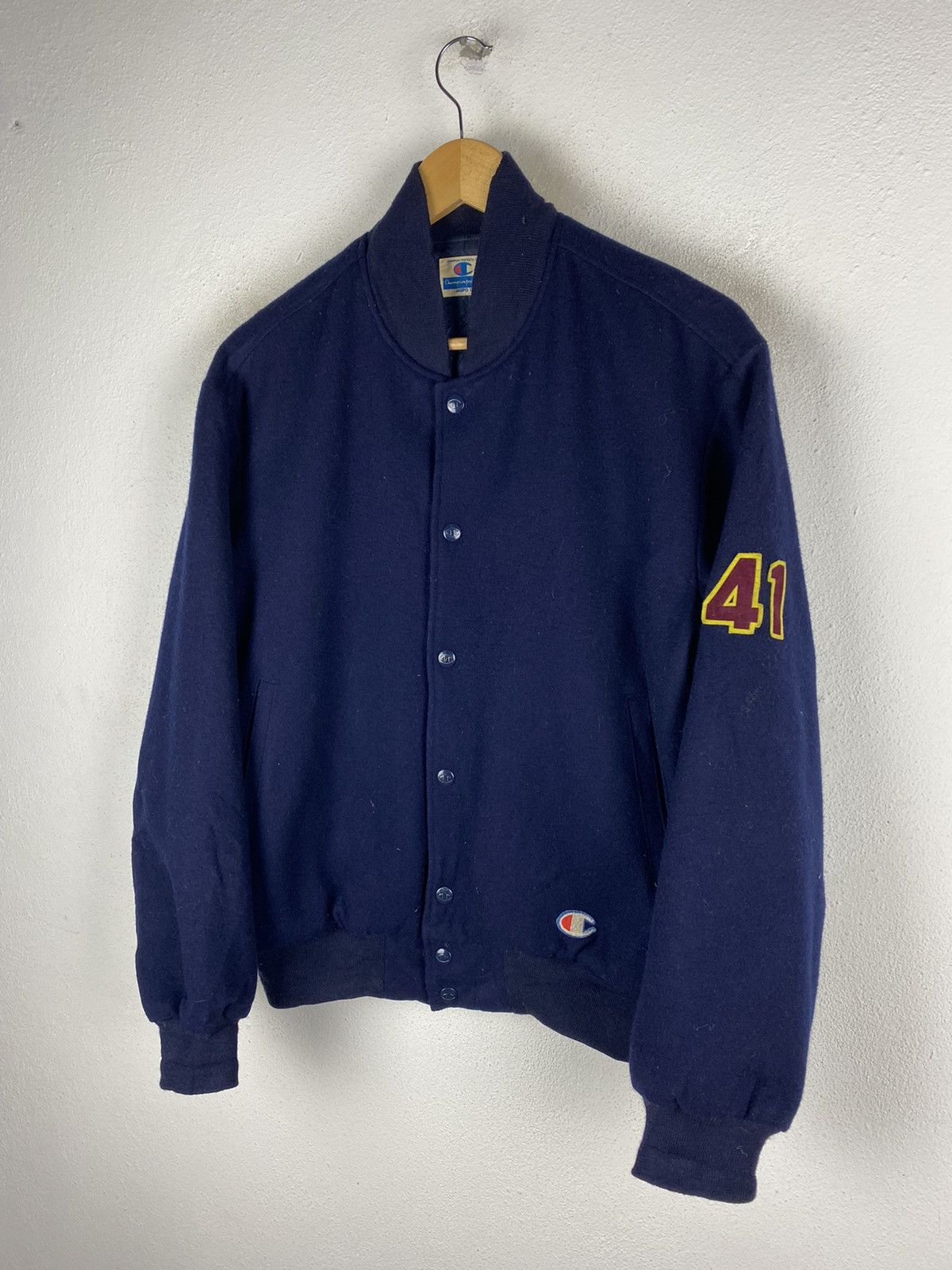 Champion 🔥SALE🔥VINTAGE CHAMPION WOOL VARSITY JACKET Size US L / EU 52-54 / 3 - 5 Thumbnail