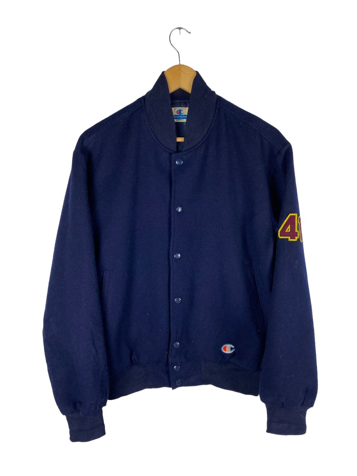 Champion 🔥SALE🔥VINTAGE CHAMPION WOOL VARSITY JACKET Size US L / EU 52-54 / 3 - 1 Thumbnail