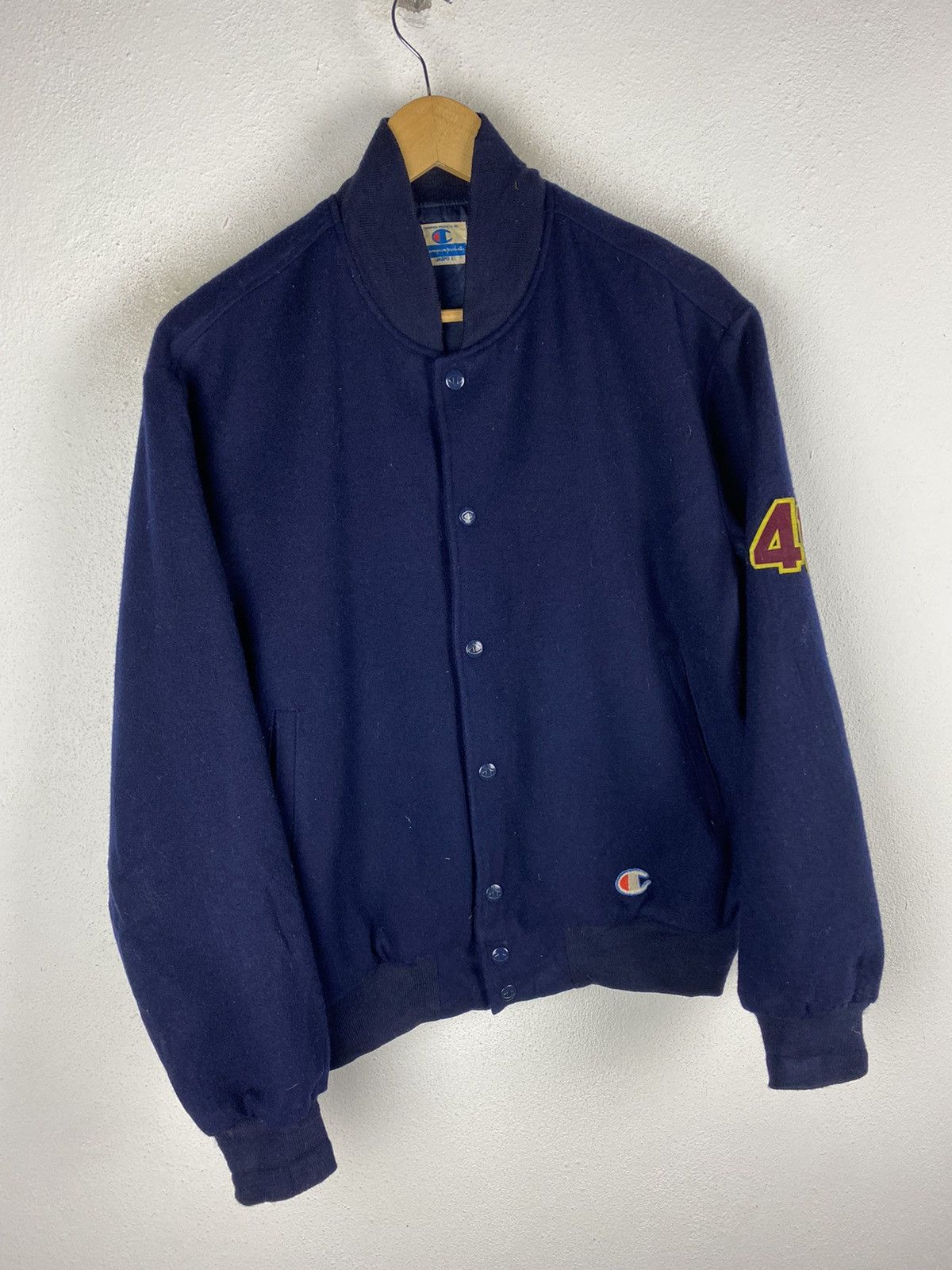 Champion 🔥SALE🔥VINTAGE CHAMPION WOOL VARSITY JACKET Size US L / EU 52-54 / 3 - 4 Thumbnail