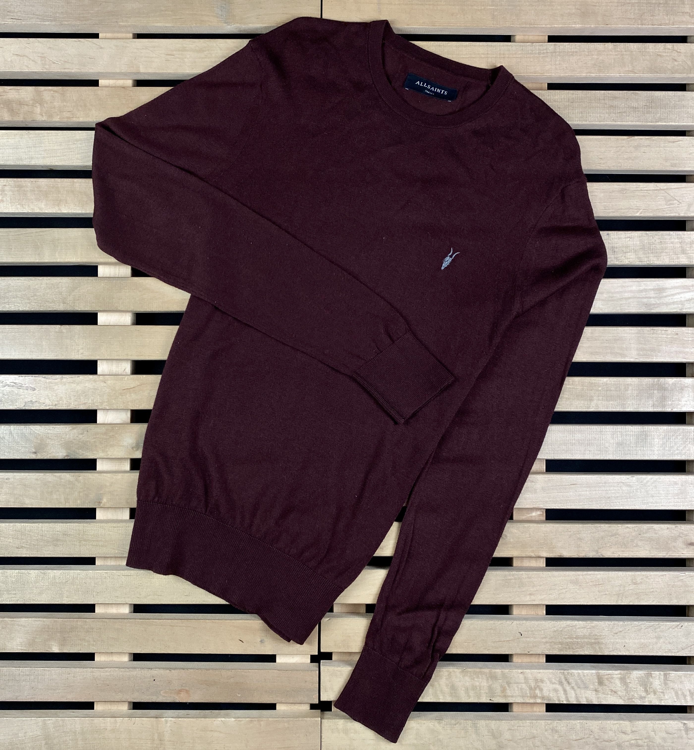 Allsaints Mens Sweater Jumper Allsaints Nomo Crew Size S Size US S / EU 44-46 / 1 - 1 Thumbnail