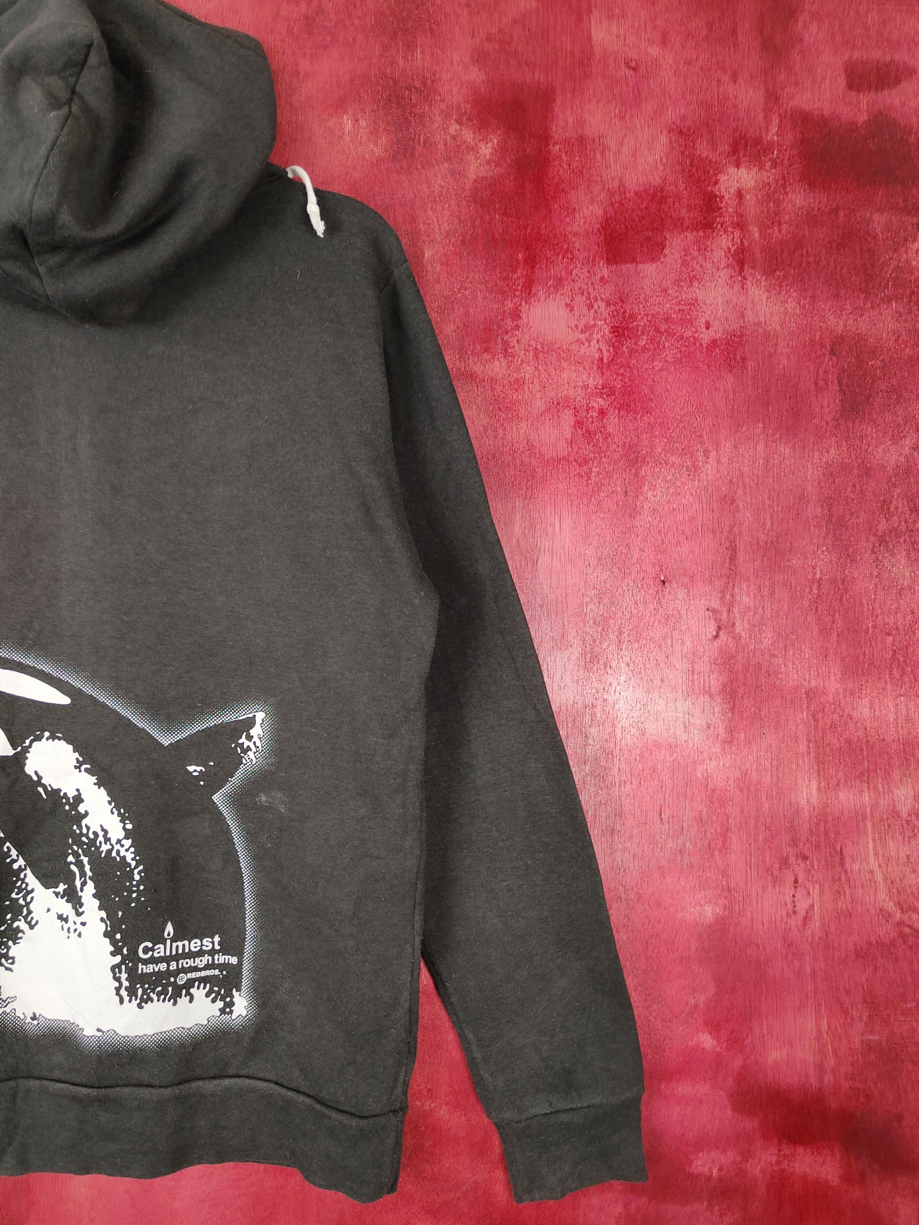 Japanese Brand RedBros wheel sea vintage Black Sweater hoodie #4929 Size US M / EU 48-50 / 2 - 4 Thumbnail