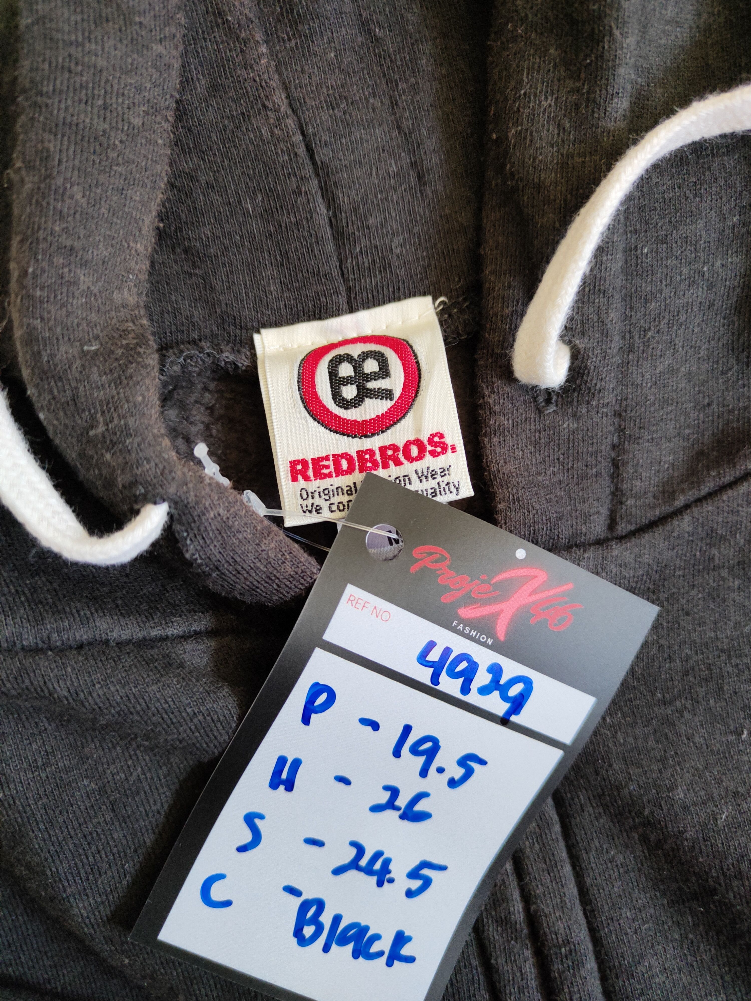 Japanese Brand RedBros wheel sea vintage Black Sweater hoodie #4929 Size US M / EU 48-50 / 2 - 6 Thumbnail