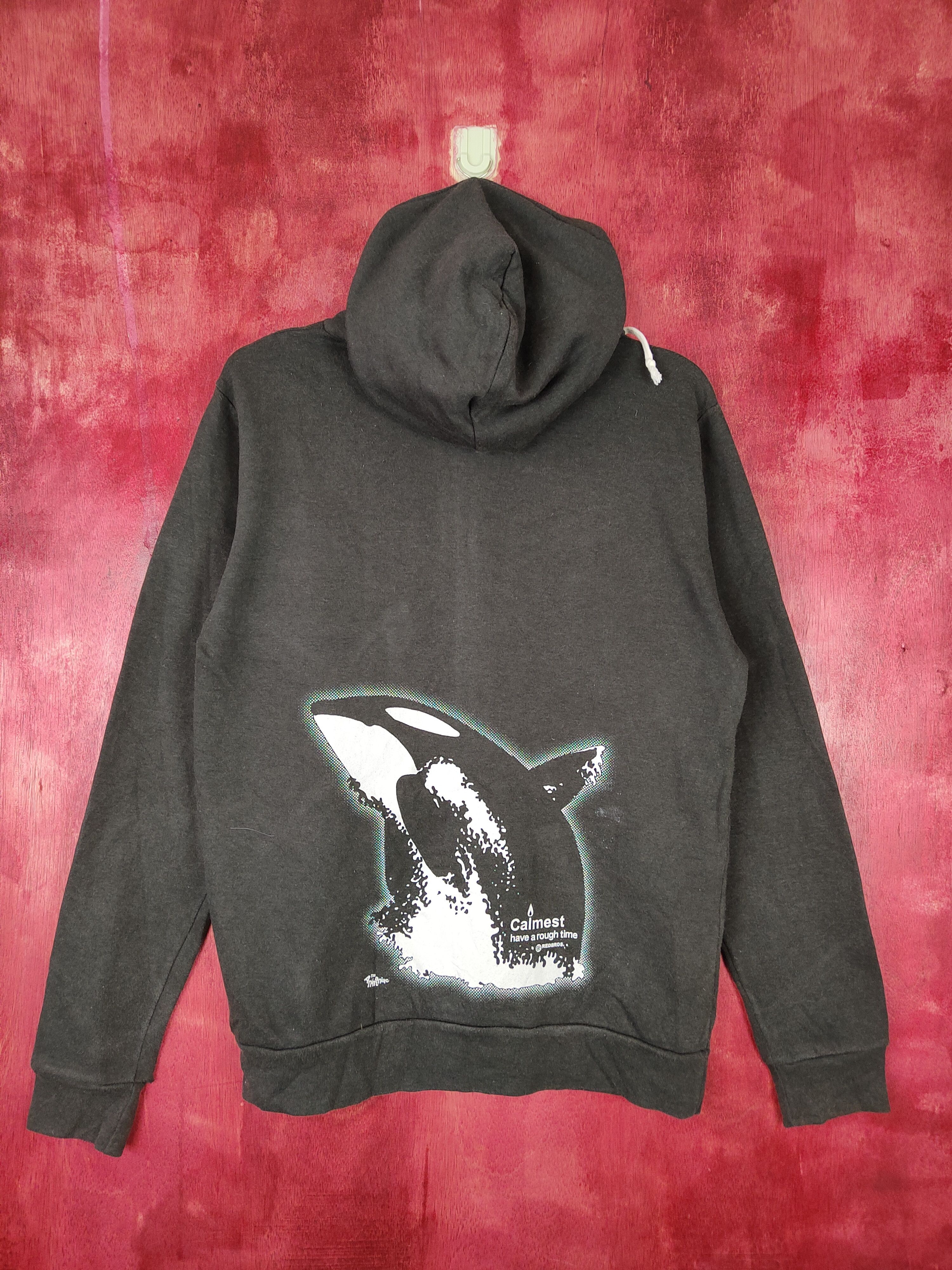 Japanese Brand RedBros wheel sea vintage Black Sweater hoodie #4929 Size US M / EU 48-50 / 2 - 1 Thumbnail