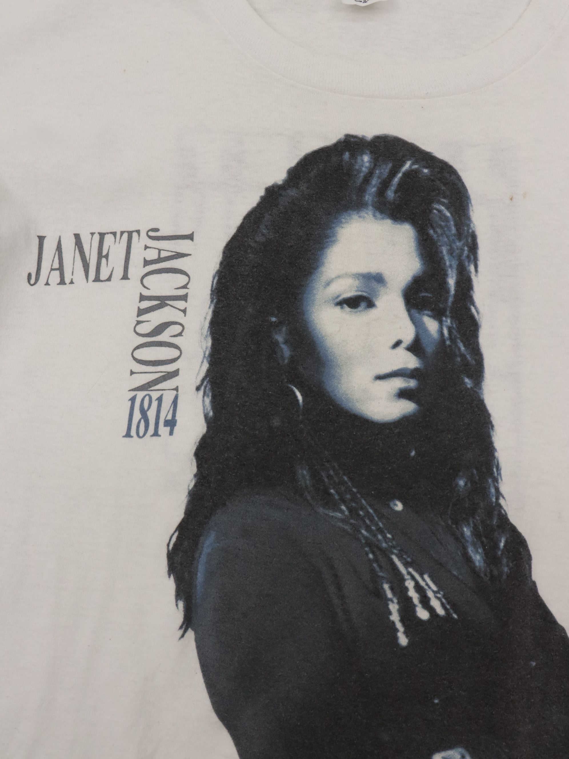 Band Tees Vtg. Janet Jackson 1814 Rhythm Nation World Tour 1990 Shirt Size US M / EU 48-50 / 2 - 11 Thumbnail