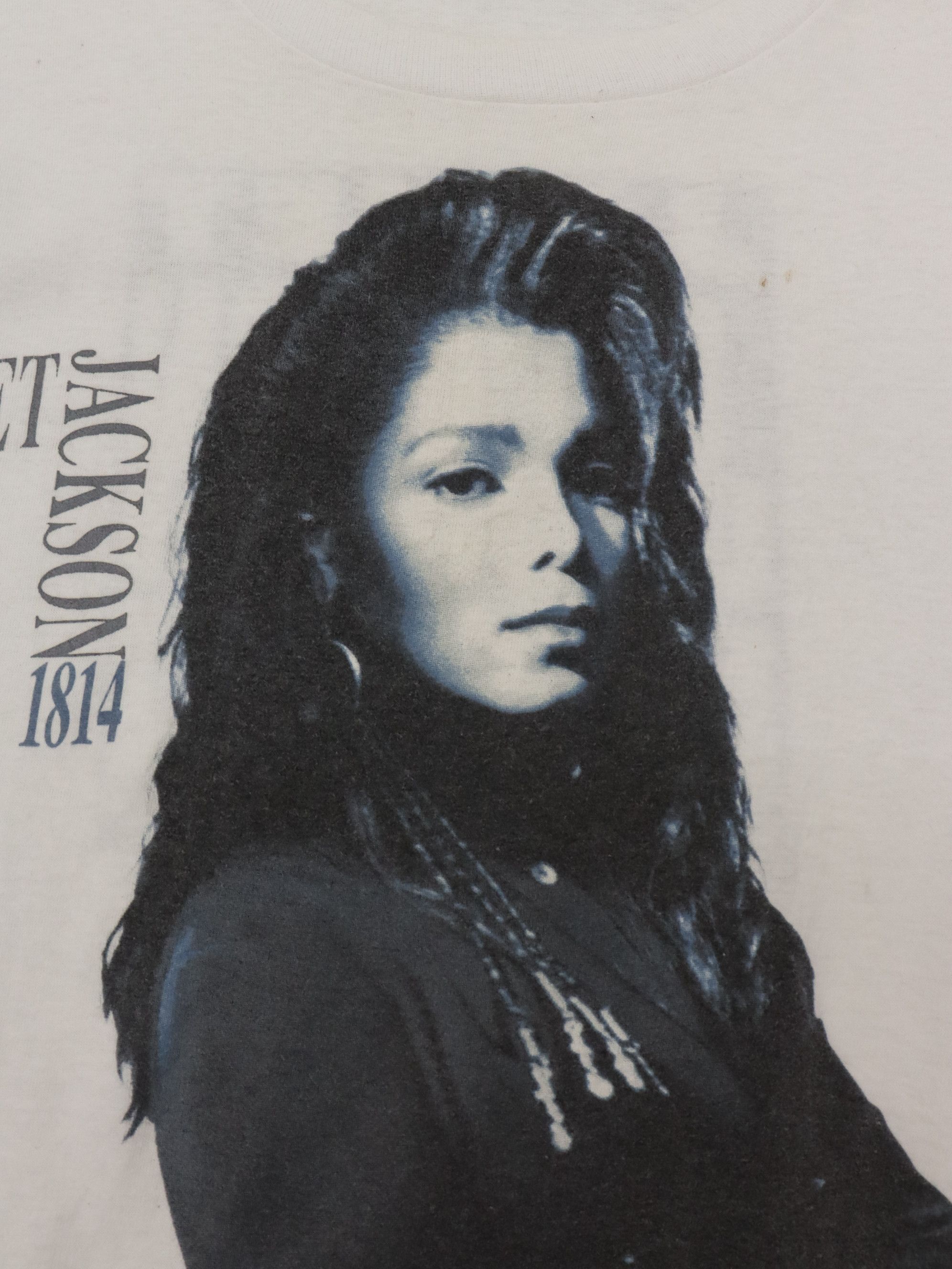 Band Tees Vtg. Janet Jackson 1814 Rhythm Nation World Tour 1990 Shirt Size US M / EU 48-50 / 2 - 10 Thumbnail