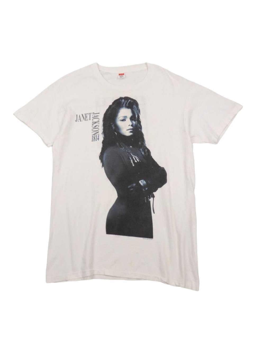 Band Tees Vtg. Janet Jackson 1814 Rhythm Nation World Tour 1990 Shirt Size US M / EU 48-50 / 2 - 6 Thumbnail