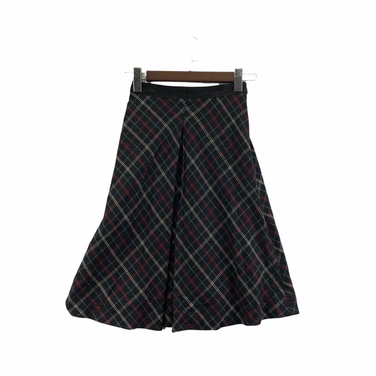 Japanese Brand Vtg GARCONS DEUX PARIS Nova Checks Maxi Skirt Bottom Size 28" / US 6 / IT 42 - 1 Thumbnail