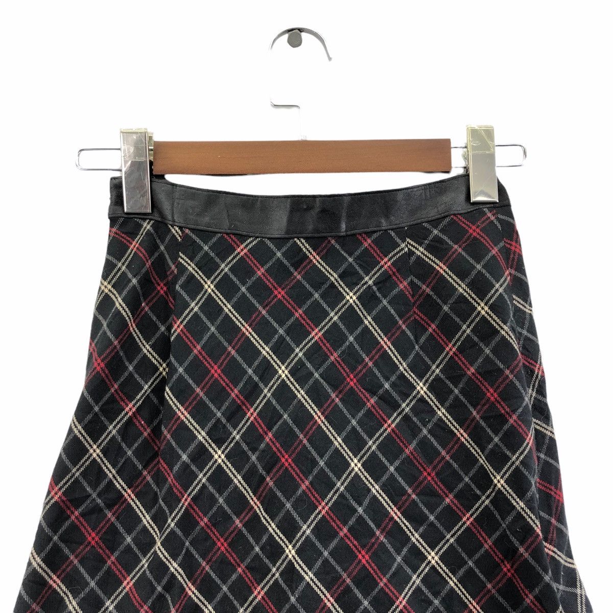 Japanese Brand Vtg GARCONS DEUX PARIS Nova Checks Maxi Skirt Bottom Size 28" / US 6 / IT 42 - 4 Thumbnail
