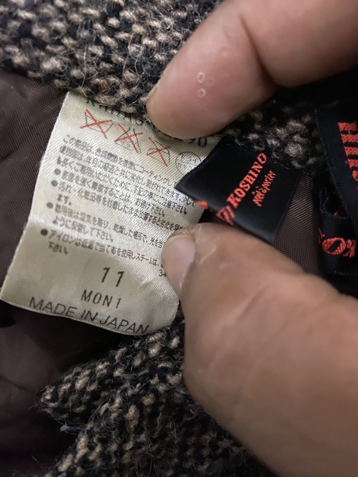 Hiroko Koshino Homme × Japanese Brand × Vintage Hiroko Koshino Polyester Skirt Size 26" / US 2 / IT 38 - 8 Thumbnail