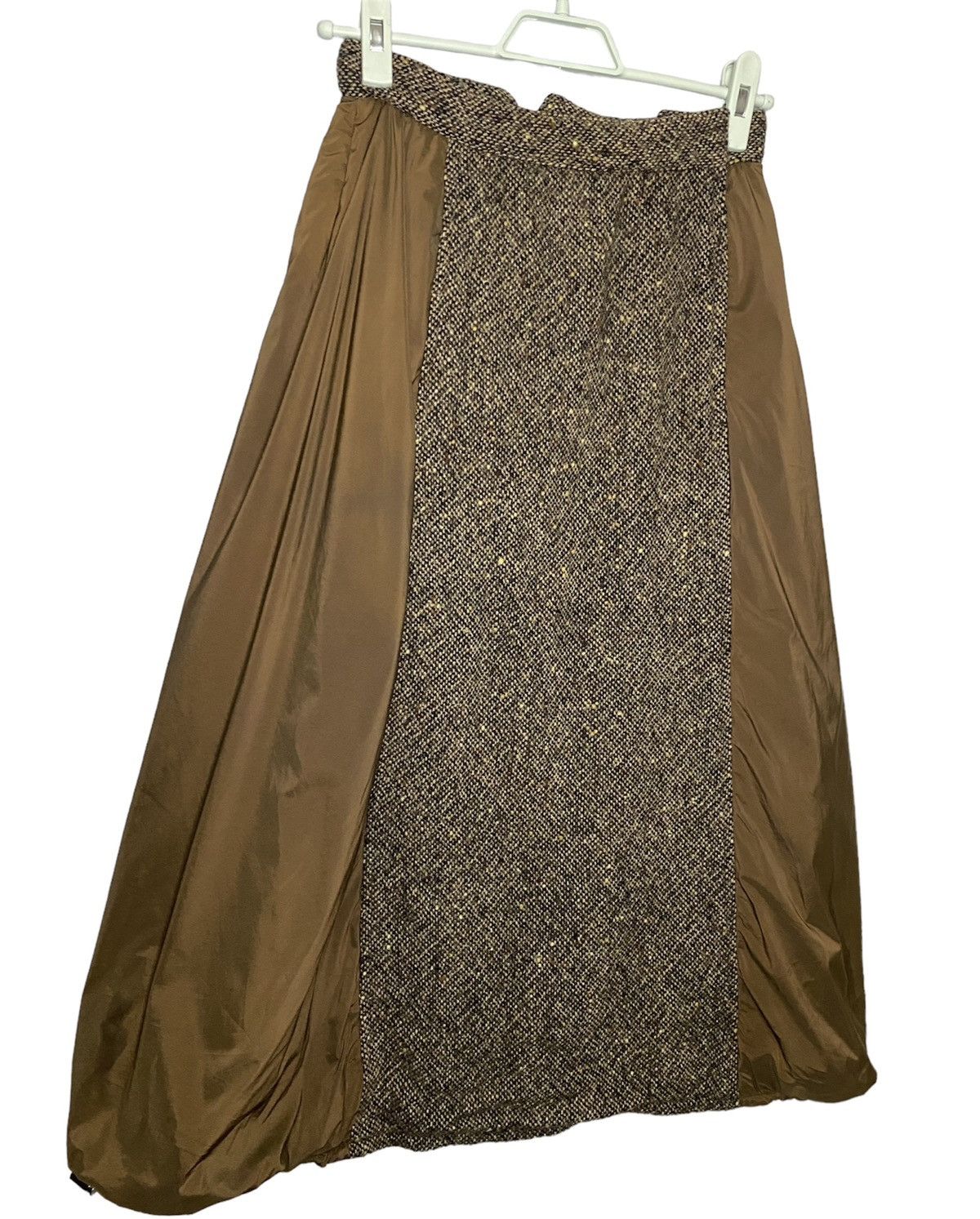 Hiroko Koshino Homme × Japanese Brand × Vintage Hiroko Koshino Polyester Skirt Size 26" / US 2 / IT 38 - 2 Thumbnail