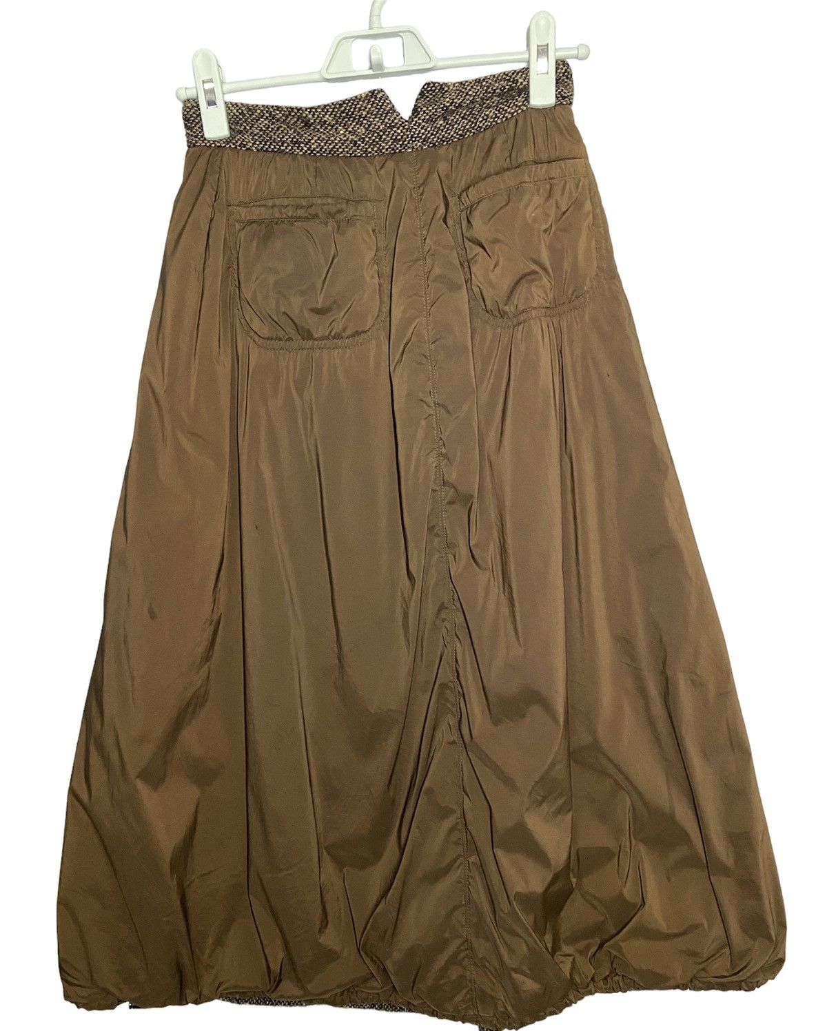 Hiroko Koshino Homme × Japanese Brand × Vintage Hiroko Koshino Polyester Skirt Size 26" / US 2 / IT 38 - 4 Thumbnail