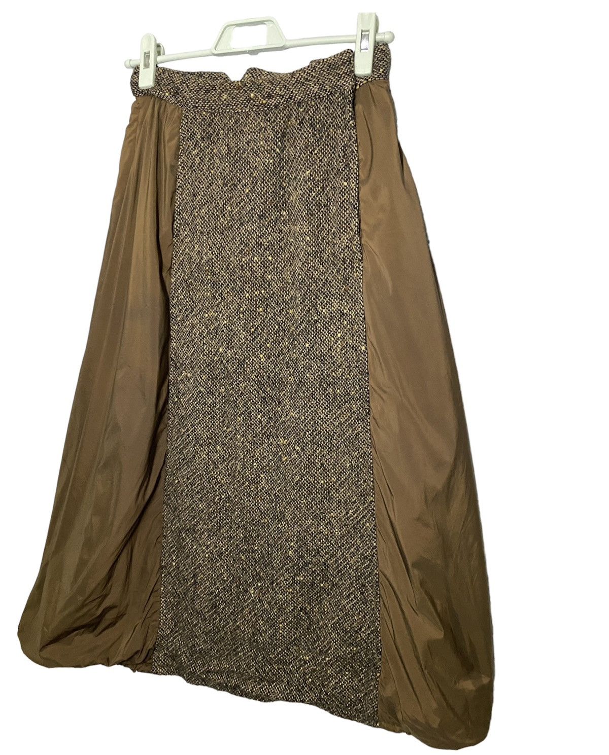 Hiroko Koshino Homme × Japanese Brand × Vintage Hiroko Koshino Polyester Skirt Size 26" / US 2 / IT 38 - 3 Thumbnail