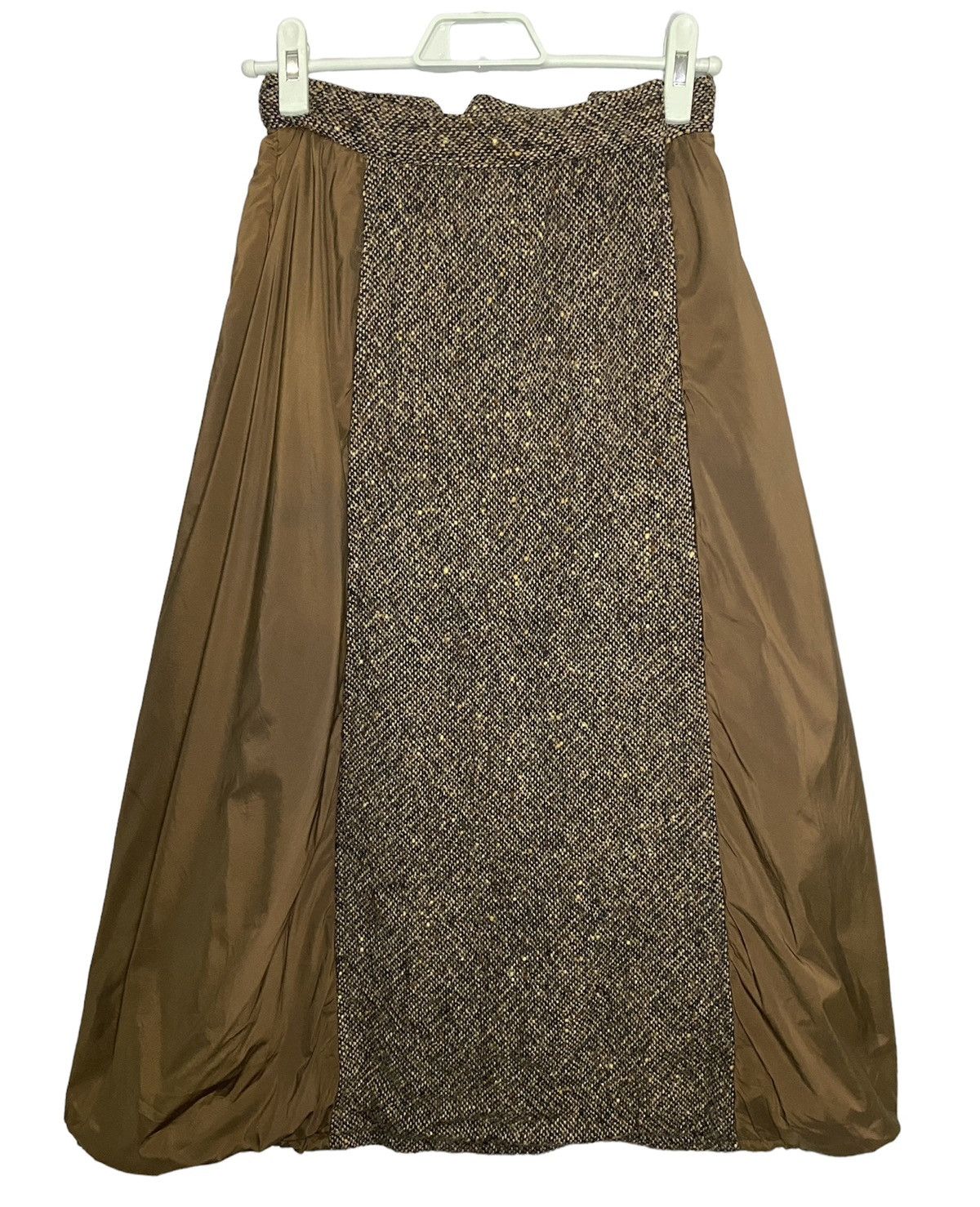 Hiroko Koshino Homme × Japanese Brand × Vintage Hiroko Koshino Polyester Skirt Size 26" / US 2 / IT 38 - 1 Thumbnail