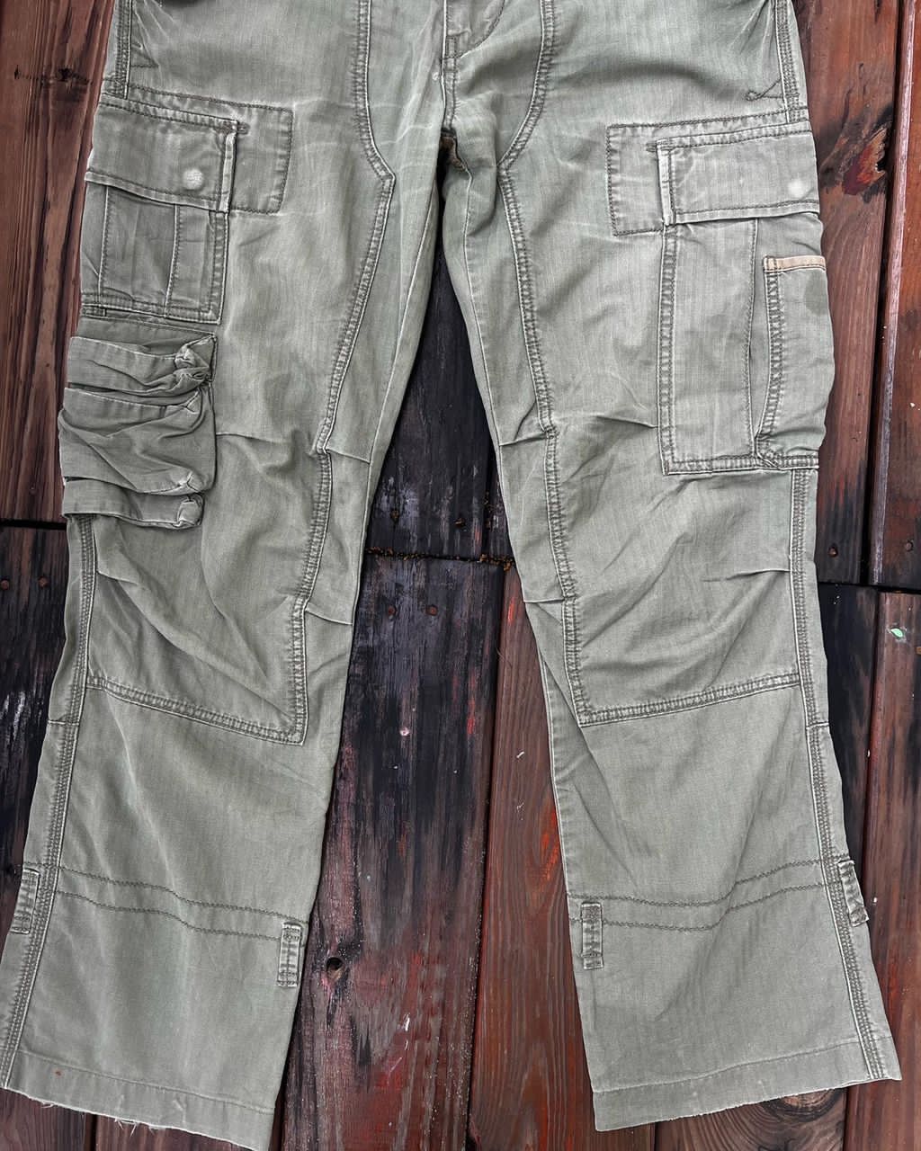 Polo Ralph Lauren Polo by Ralph Lauren Cargo Pants Repaired Army Inspired Size US 32 / EU 48 - 5 Thumbnail