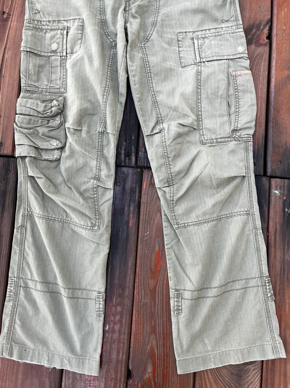 Polo Ralph Lauren Polo by Ralph Lauren Cargo Pants Repaired Army Inspired Size US 32 / EU 48 - 16 Thumbnail