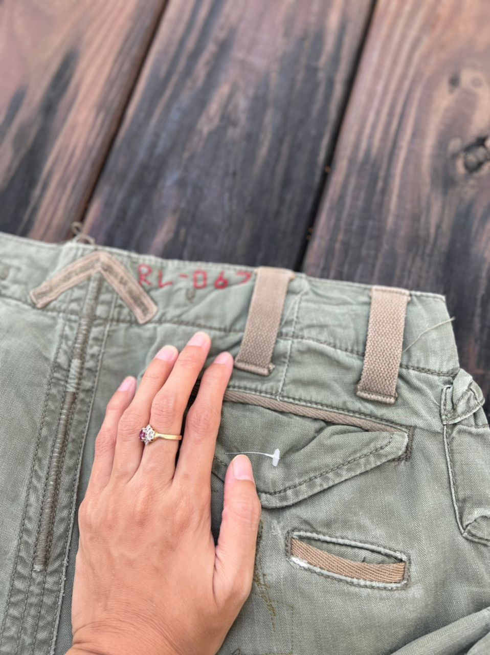 Polo Ralph Lauren Polo by Ralph Lauren Cargo Pants Repaired Army Inspired Size US 32 / EU 48 - 21 Thumbnail