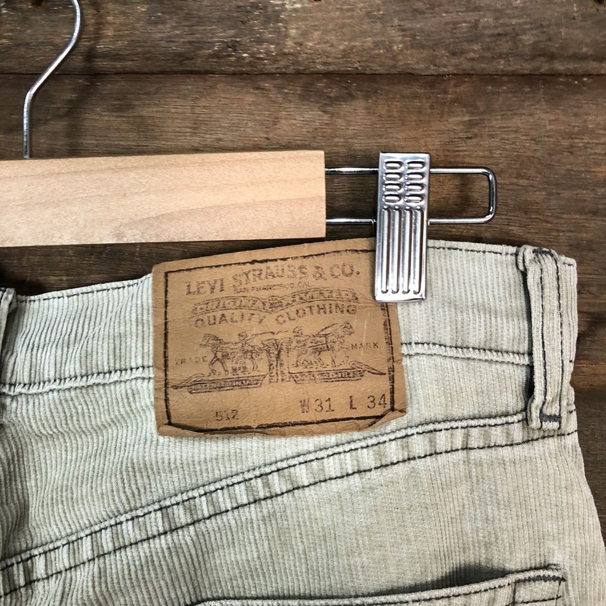 Levi's Levis Grey Corduroy vintage Pants #4653 Size US 30 / EU 46 - 16 Thumbnail
