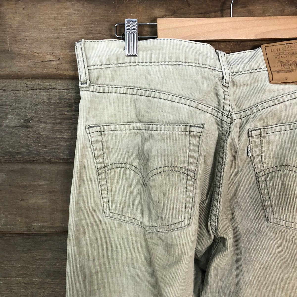 Levi's Levis Grey Corduroy vintage Pants #4653 Size US 30 / EU 46 - 14 Thumbnail