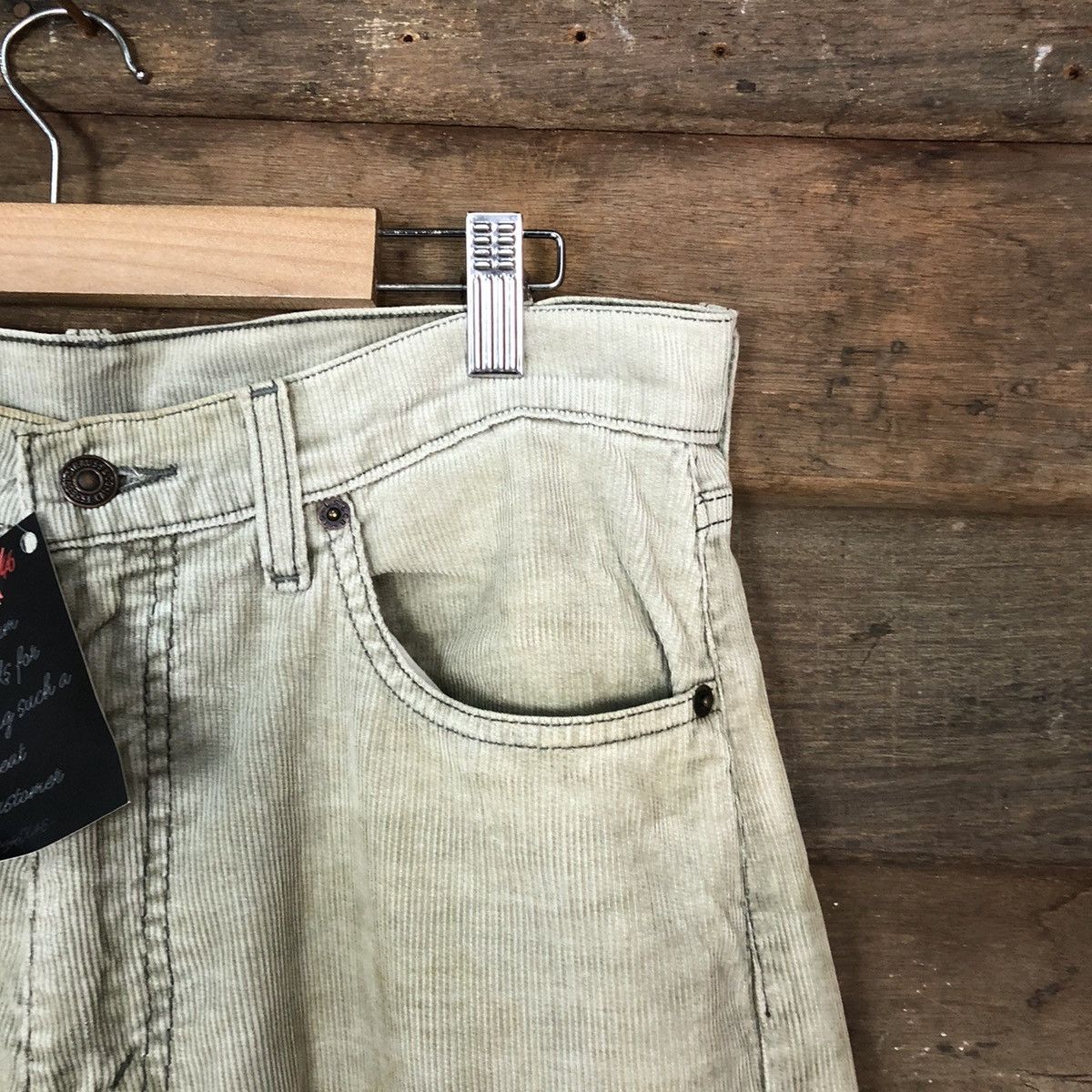 Levi's Levis Grey Corduroy vintage Pants #4653 Size US 30 / EU 46 - 5 Thumbnail