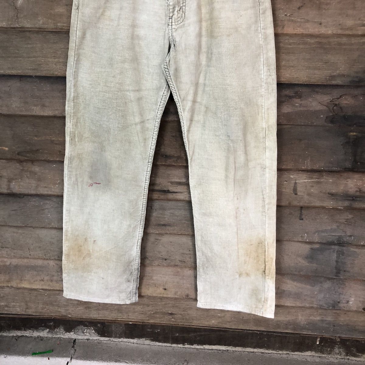 Levi's Levis Grey Corduroy vintage Pants #4653 Size US 30 / EU 46 - 3 Thumbnail