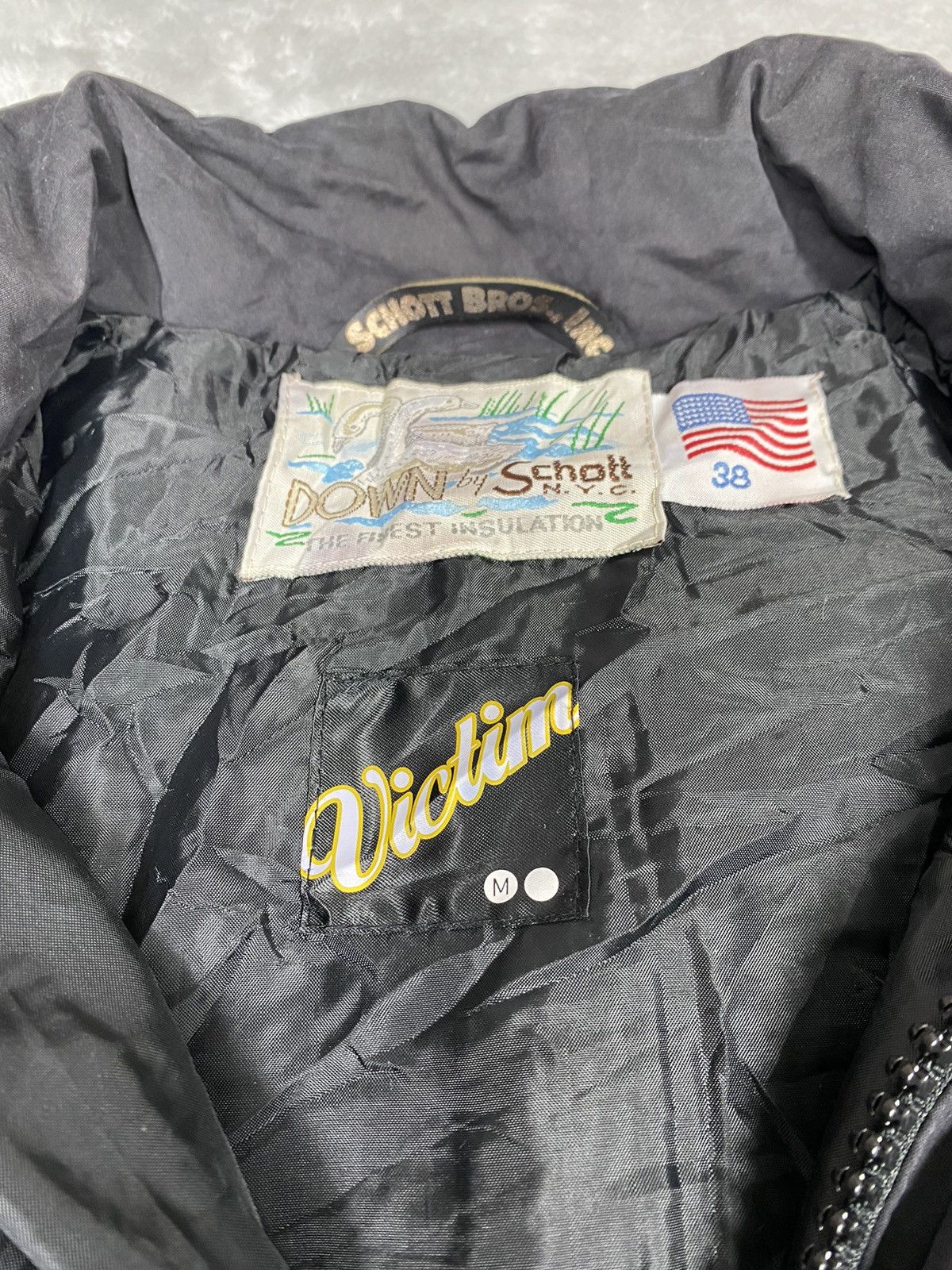 Schott Schott x Victim Puffer Jacket. J044 Size US M / EU 48-50 / 2 - 12 Thumbnail