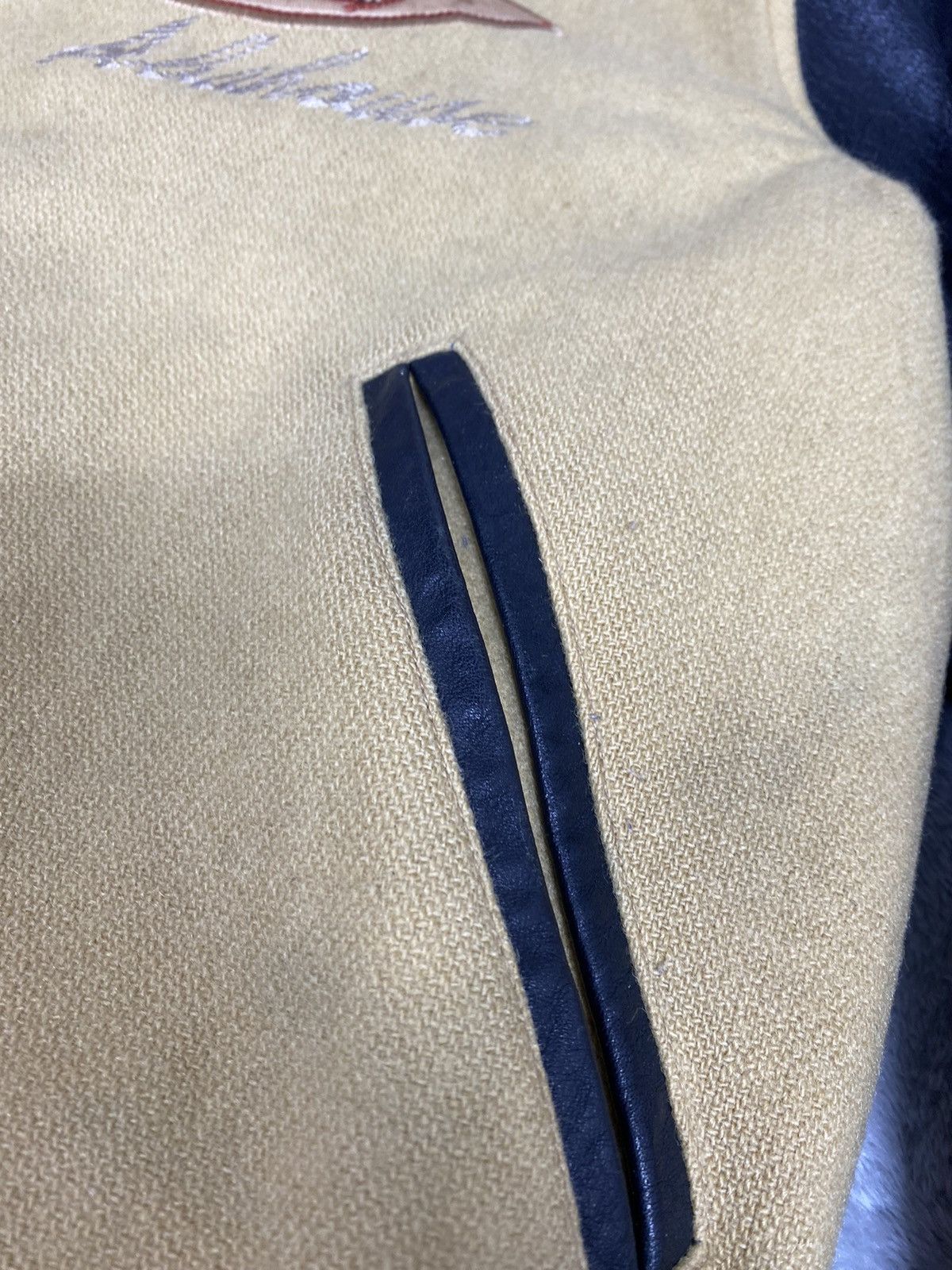 ABAHOUSE Vintage Abahouse Varsity Leather Jacket. J057 Size US L / EU 52-54 / 3 - 13 Thumbnail