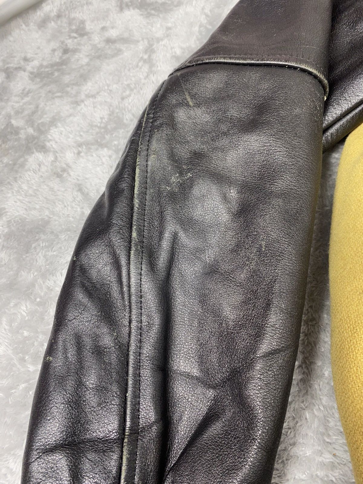 ABAHOUSE Vintage Abahouse Varsity Leather Jacket. J057 Size US L / EU 52-54 / 3 - 5 Thumbnail