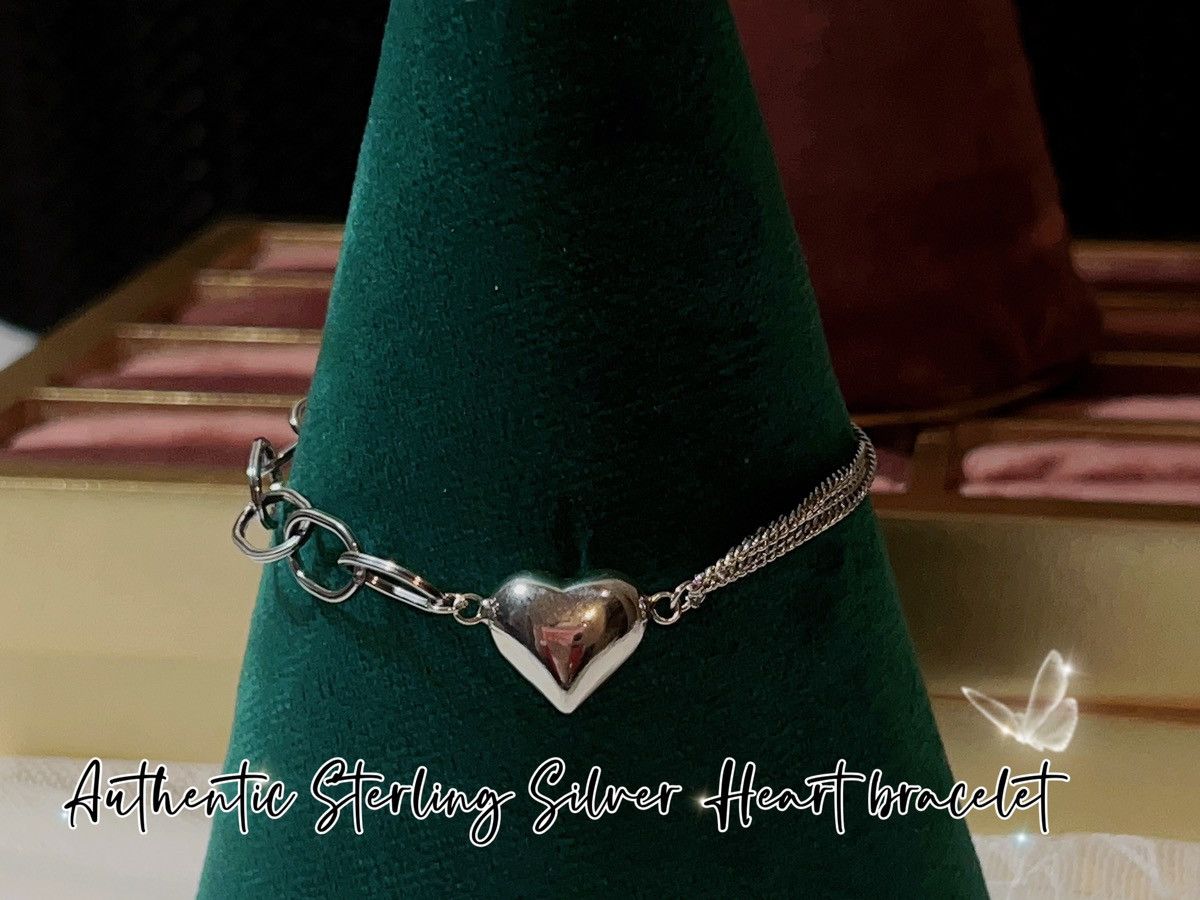 Authentic Sterling Silver Heart bracelet