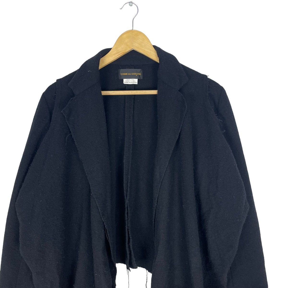 Comme des Garcons × Rei Kawakubo 🔥BEAUTIFUL DECONSTRUCTED CDG 2003 WOOL CARDIGAN KNOT JACKET Size M / US 6-8 / IT 42-44 - 5 Thumbnail