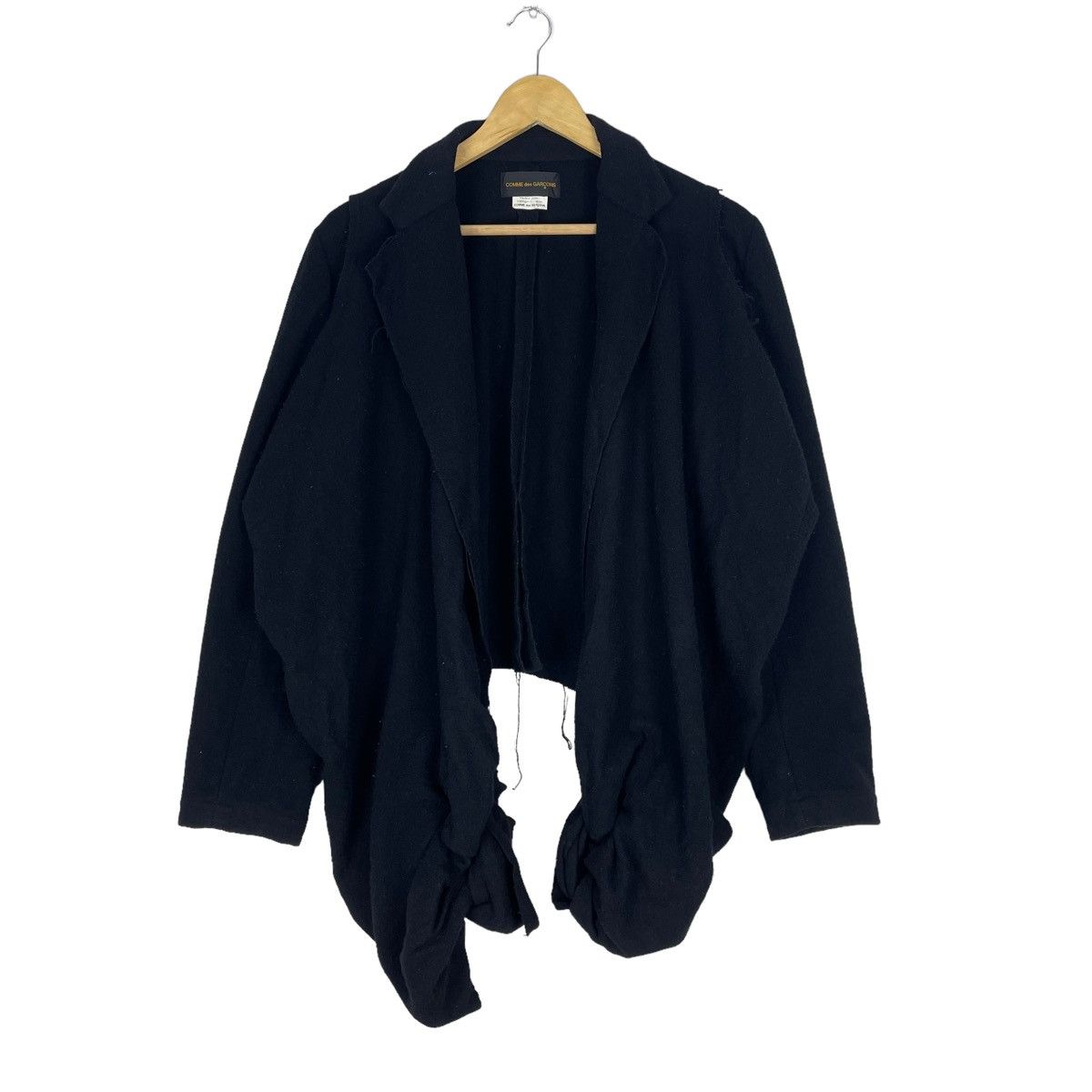 Comme des Garcons × Rei Kawakubo 🔥BEAUTIFUL DECONSTRUCTED CDG 2003 WOOL CARDIGAN KNOT JACKET Size M / US 6-8 / IT 42-44 - 4 Thumbnail